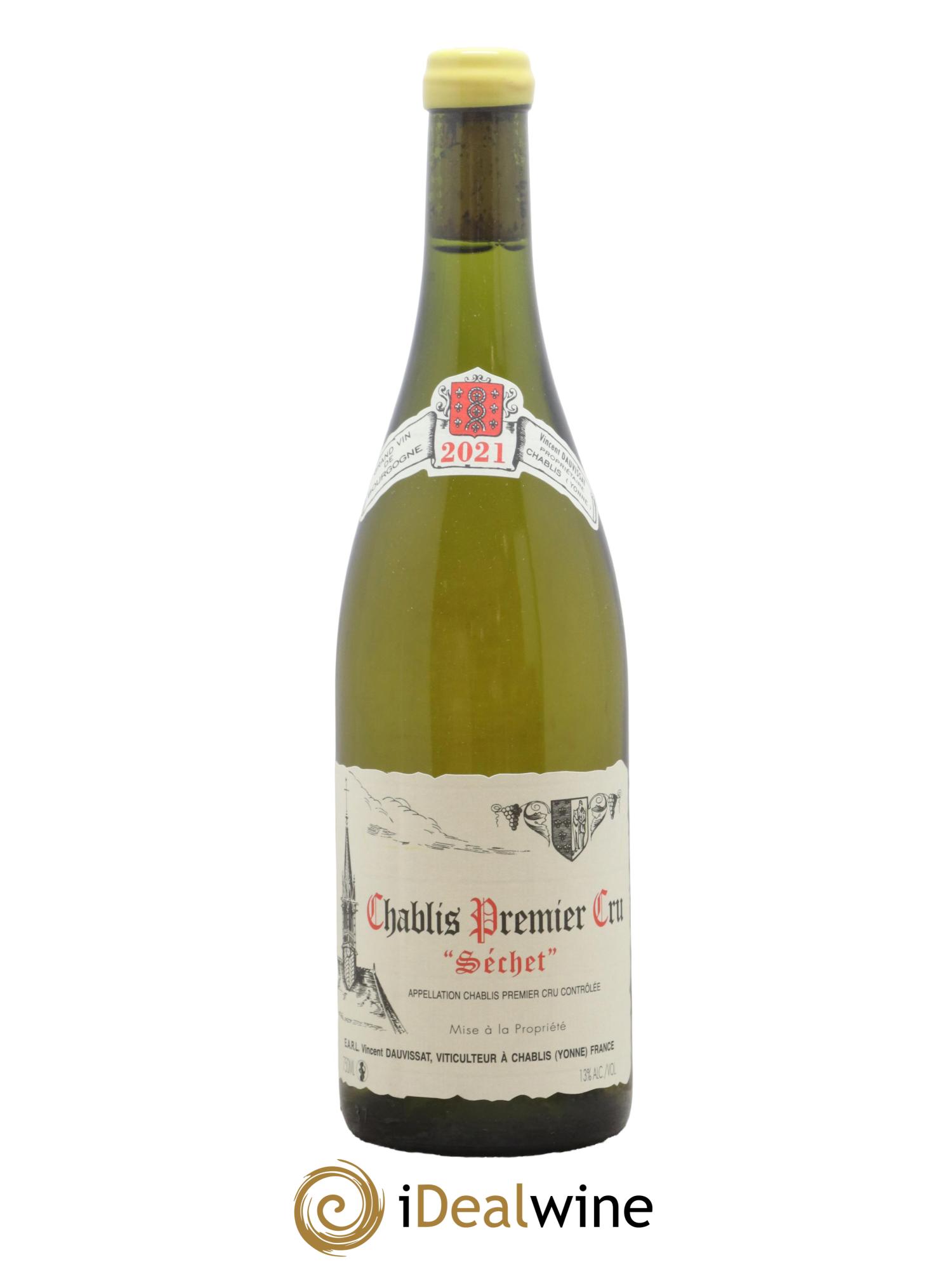 Chablis 1er Cru Séchet Vincent Dauvissat (Domaine) 2021 - Lot de 1 bouteille - 0