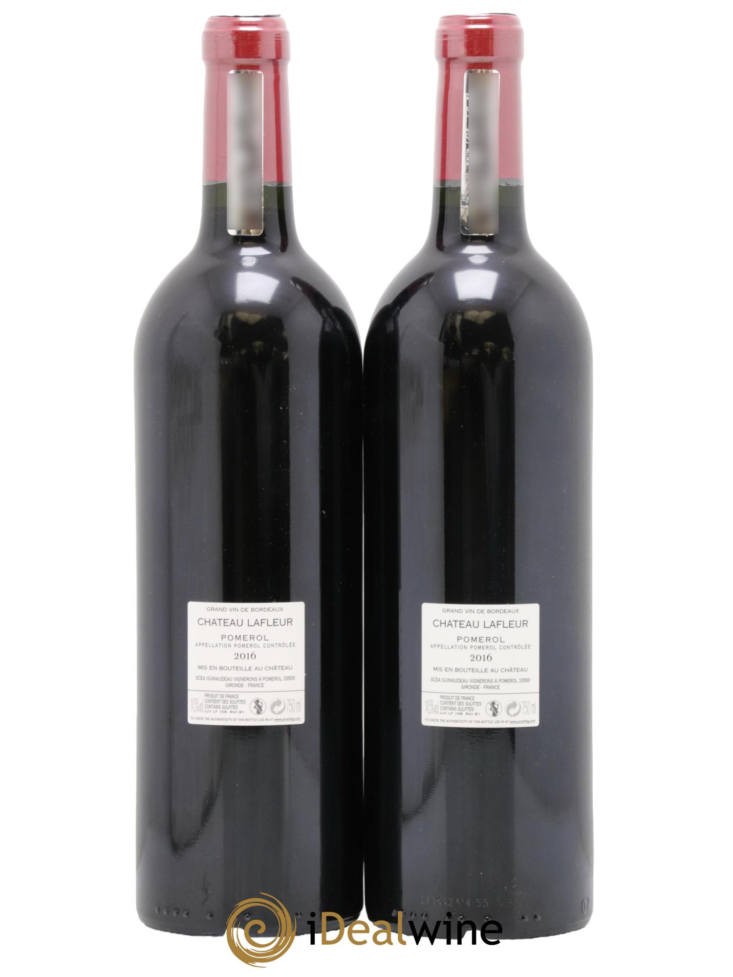 Château Lafleur  2016 - Lot de 2 bouteilles - 1