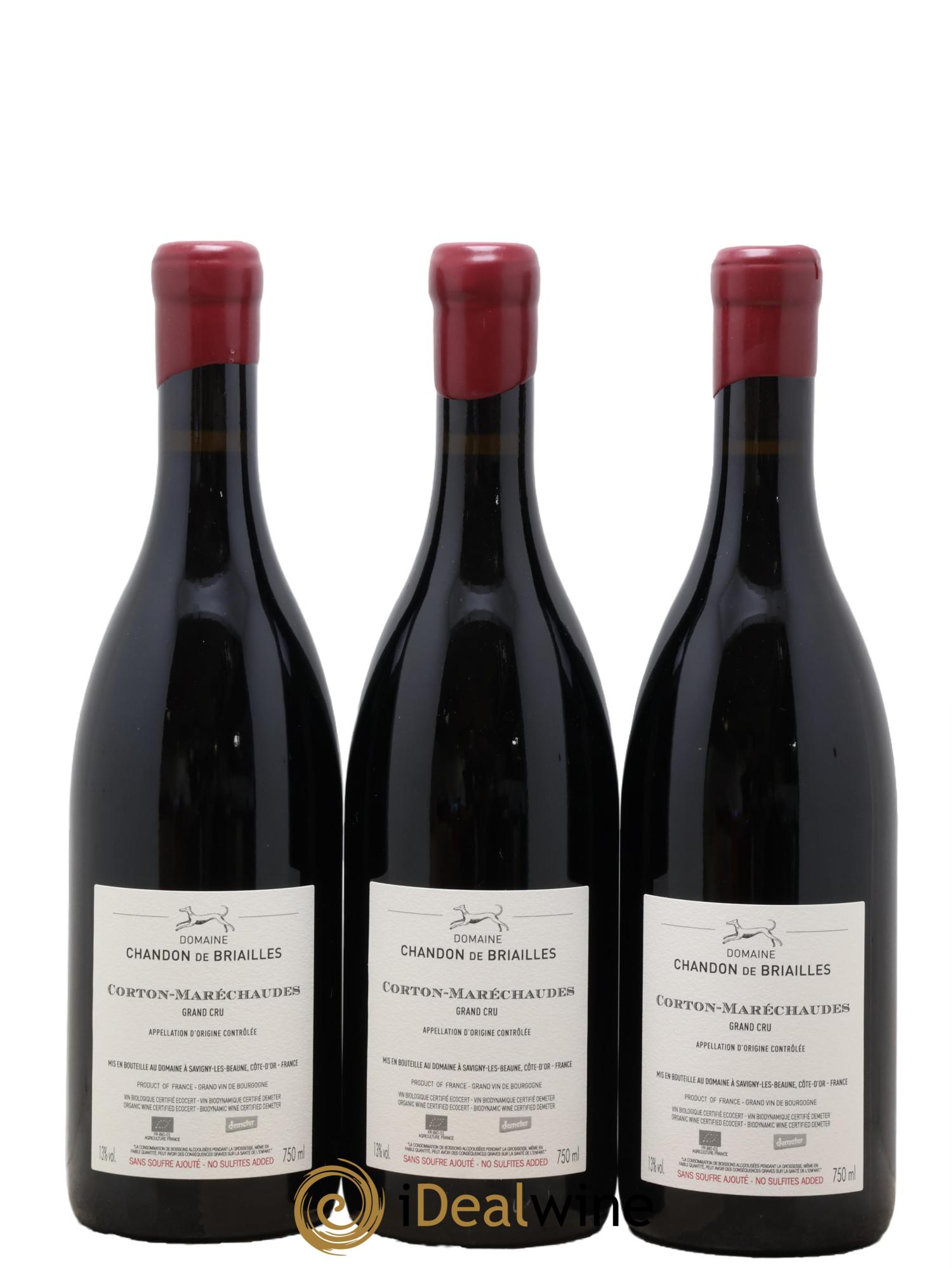 Corton Grand Cru Les Maréchaudes Chandon de Briailles  2020 - Lotto di 3 bottiglie - 1