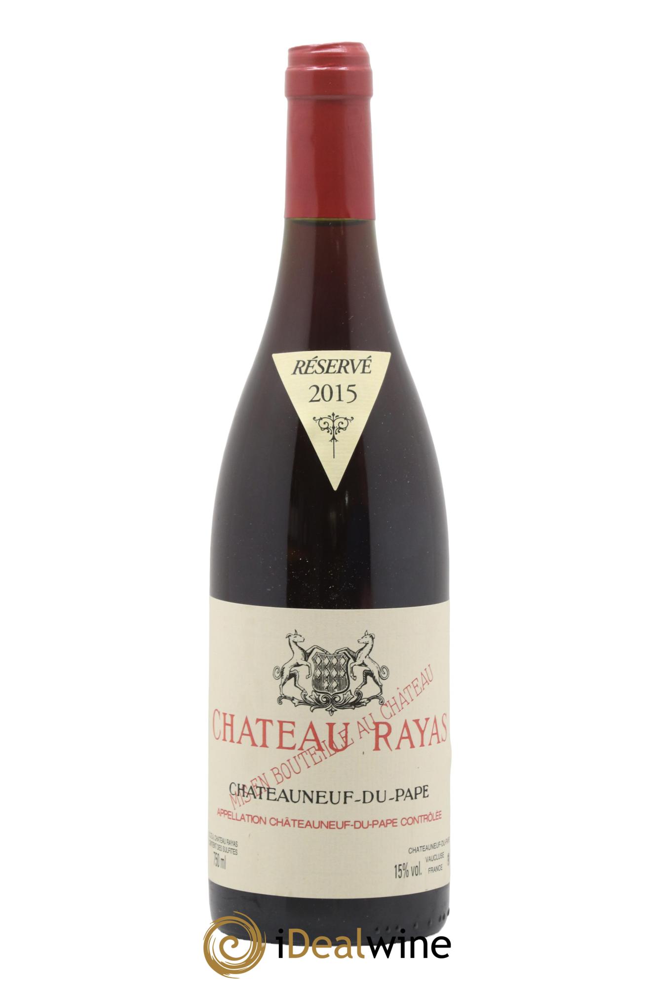 Châteauneuf-du-Pape Château Rayas Emmanuel Reynaud 2015 - Lot de 1 bouteille - 0
