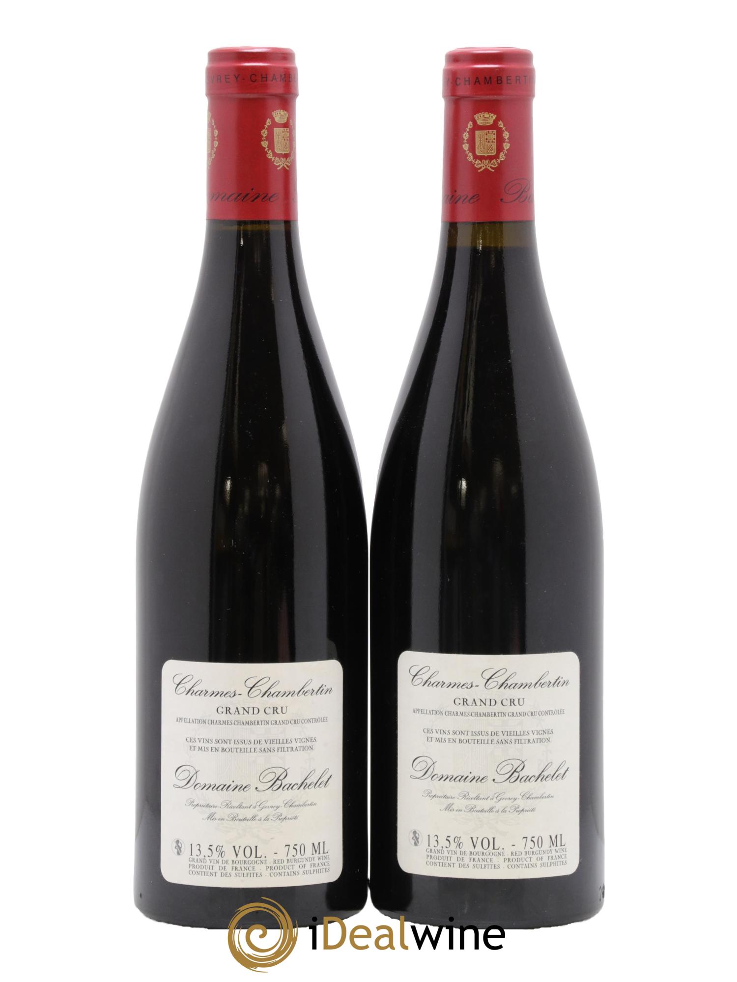 Charmes-Chambertin Grand Cru Vieilles Vignes Denis Bachelet (Domaine) 2006 - Lot of 2 bottles - 1