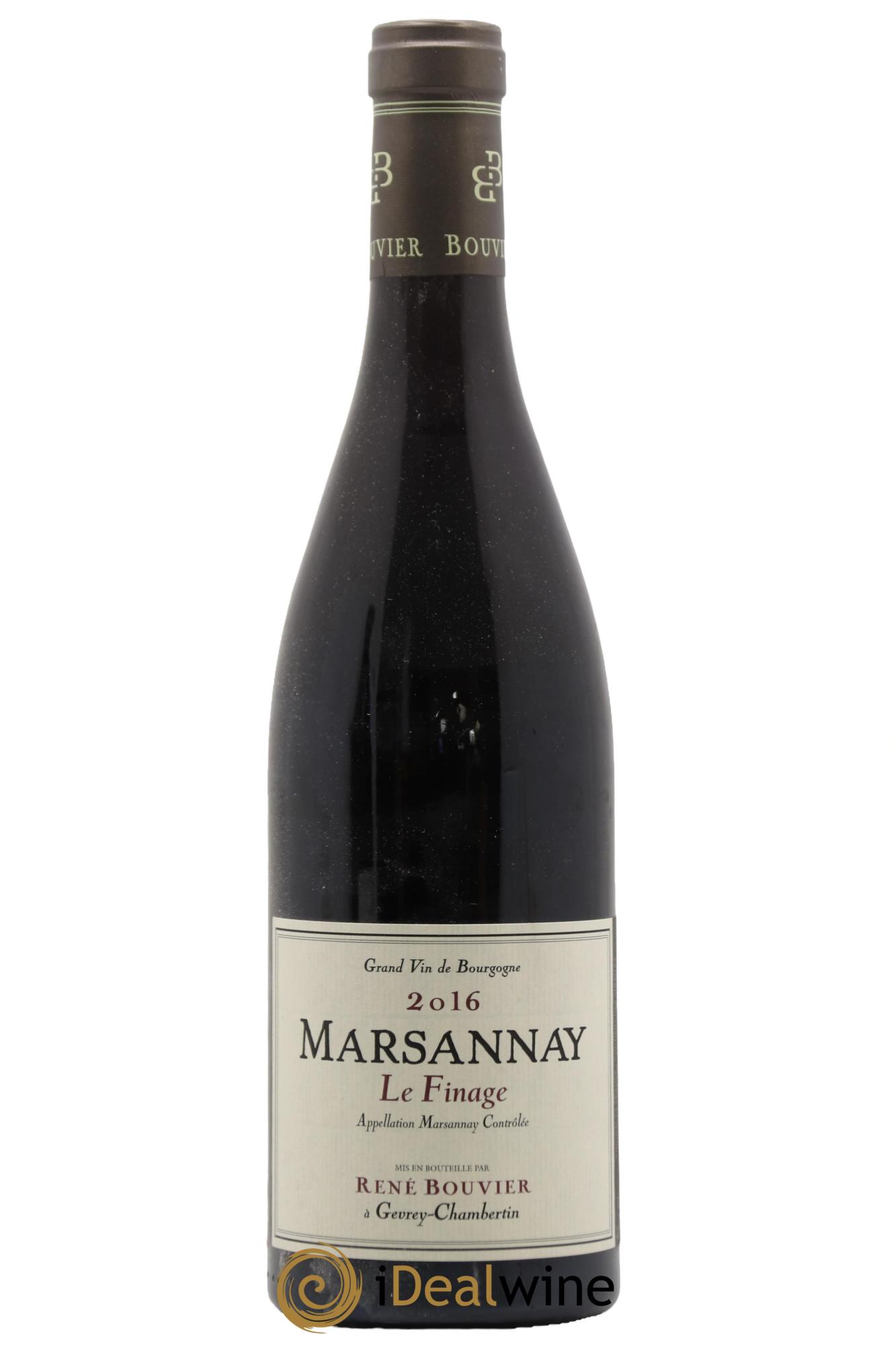 Marsannay Le Finage René Bouvier (Domaine) 2016 - Lot de 1 bouteille - 0