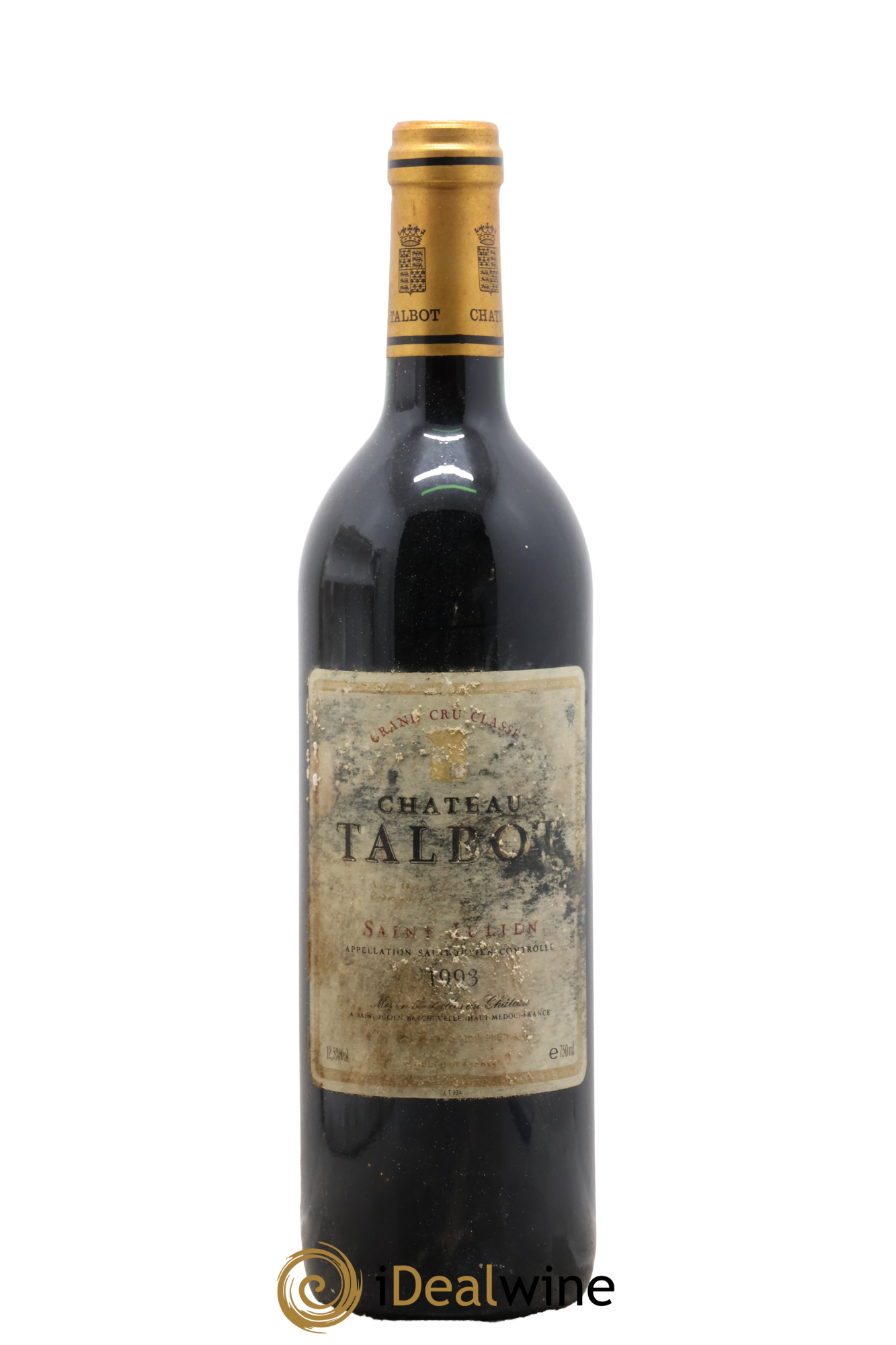 Château Talbot 4ème Grand Cru Classé 1993 - Lot de 1 bouteille - 0