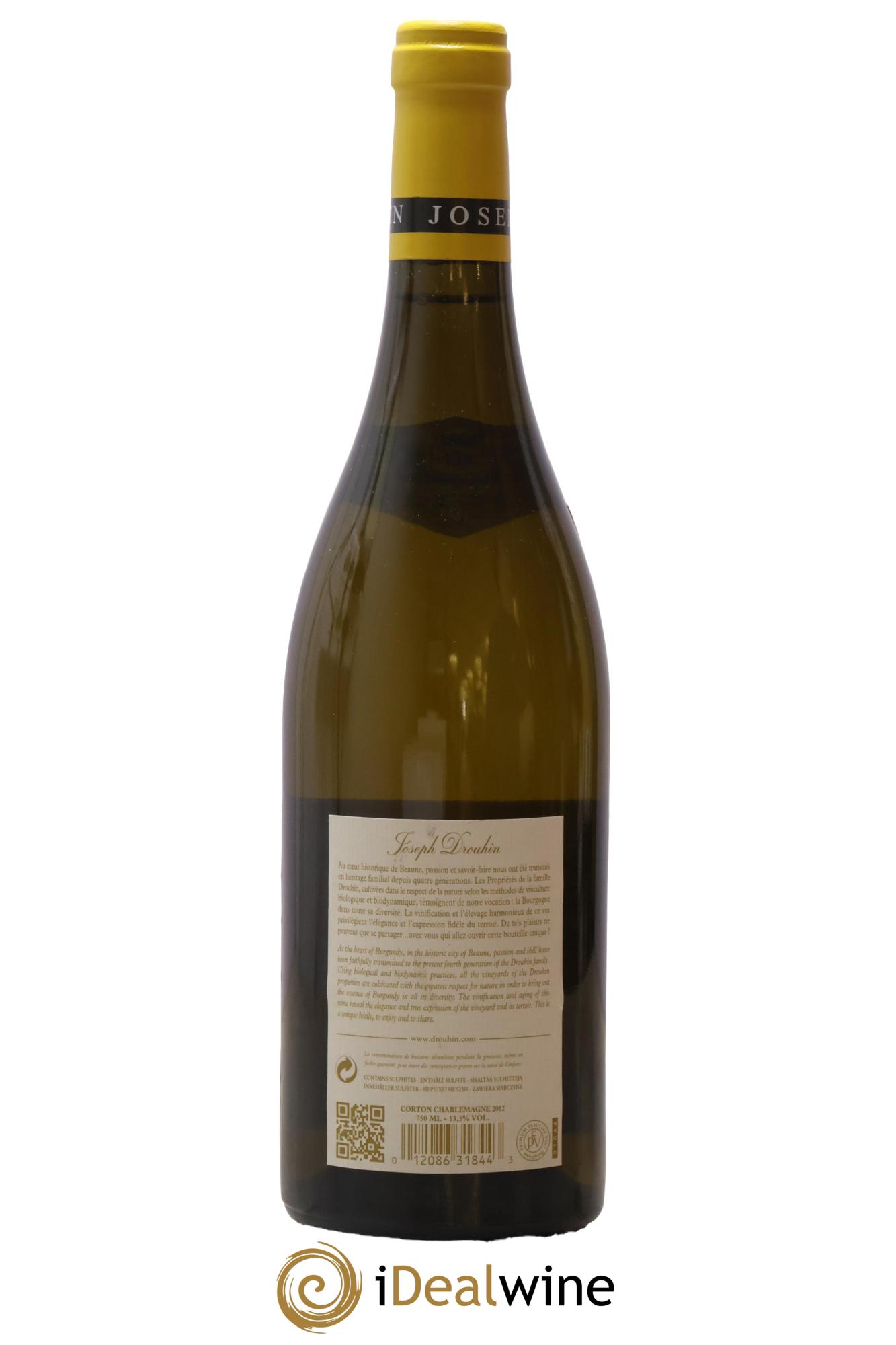 Corton-Charlemagne Grand Cru Joseph Drouhin 2012 - Posten von 1 Flasche - 1