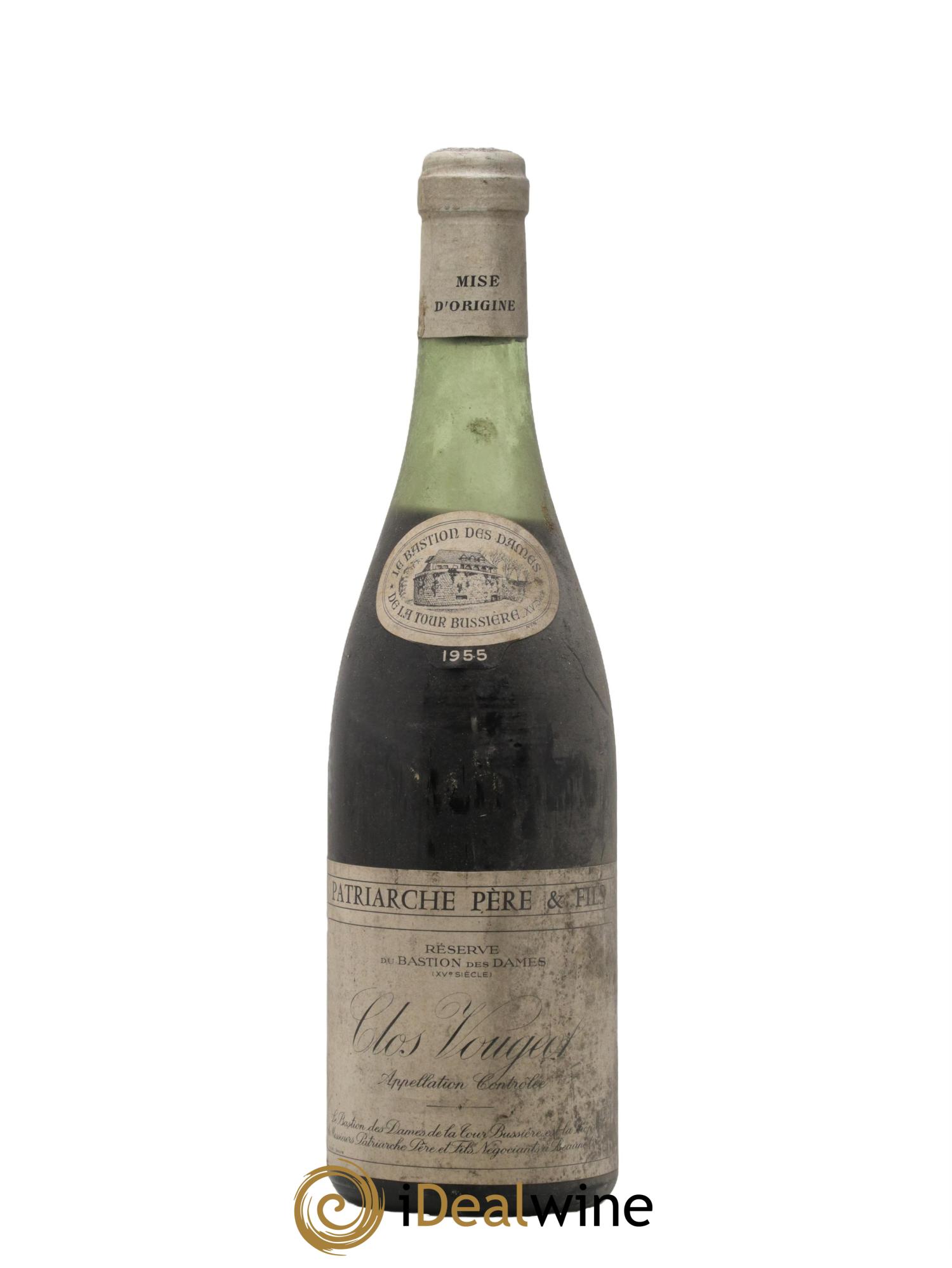 Clos de Vougeot Grand Cru 1955 - Posten von 1 Flasche - 0