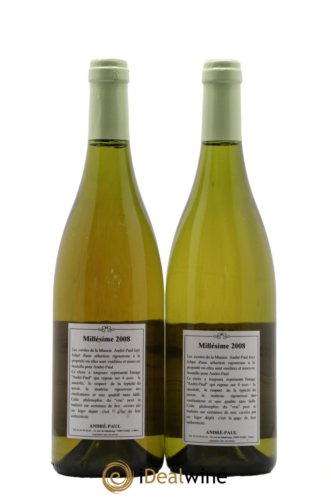 Meursault Tillets Domaine Boyer-Martenot 2008 - Lot de 2 bouteilles - 1