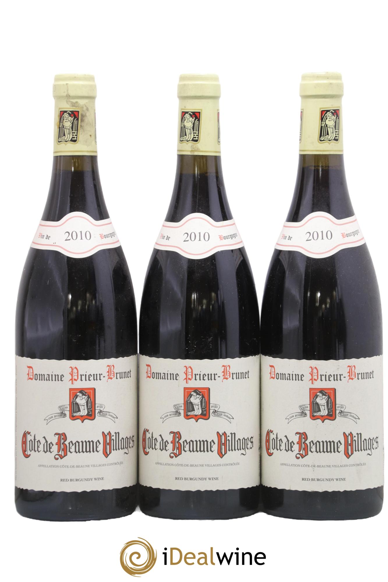 Côte de Beaune-Villages Prieur Brunet 2010 - Posten von 3 Flaschen - 0