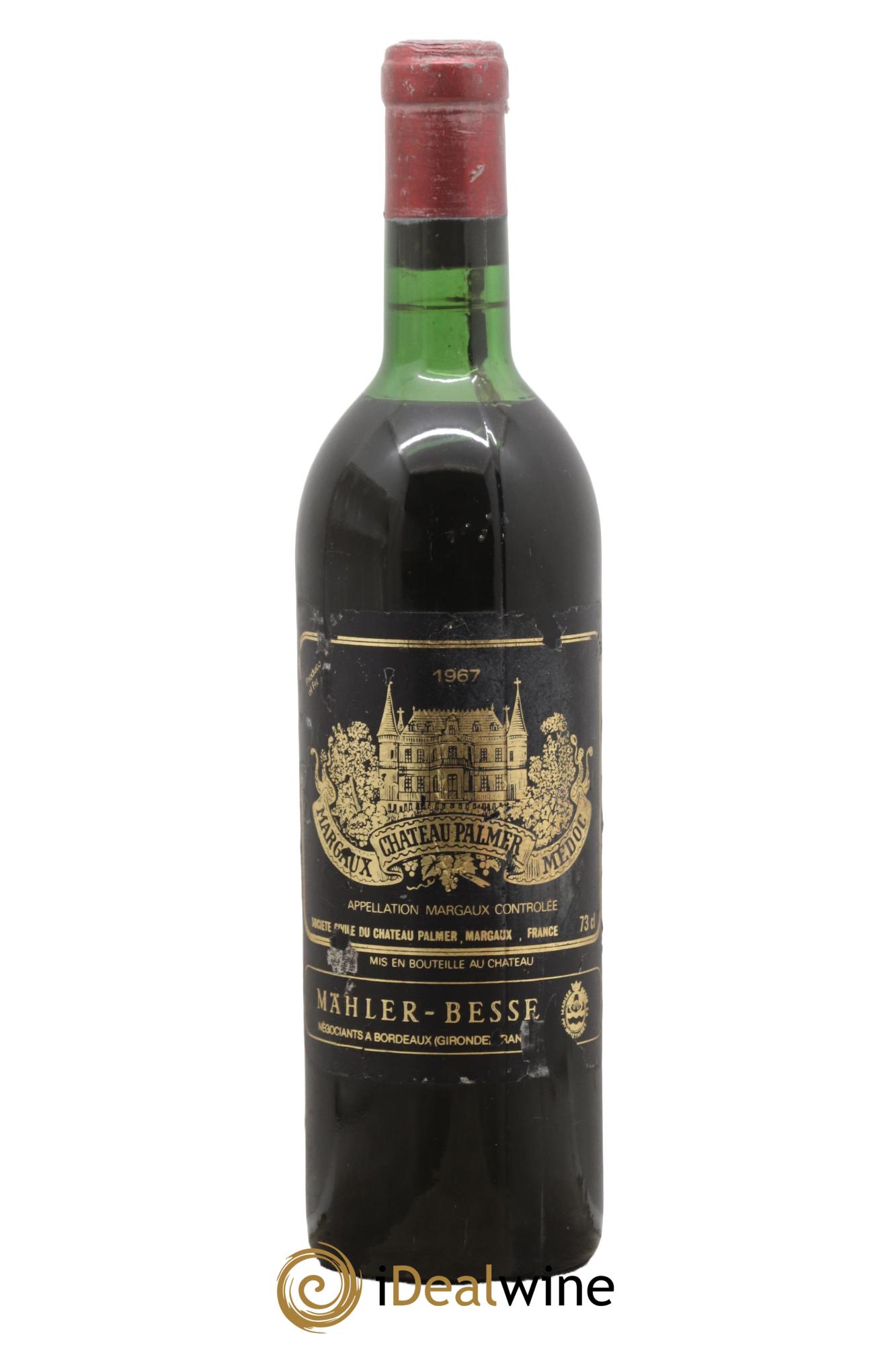 Château Palmer 3ème Grand Cru Classé 1967 - Lot of 1 bottle - 0