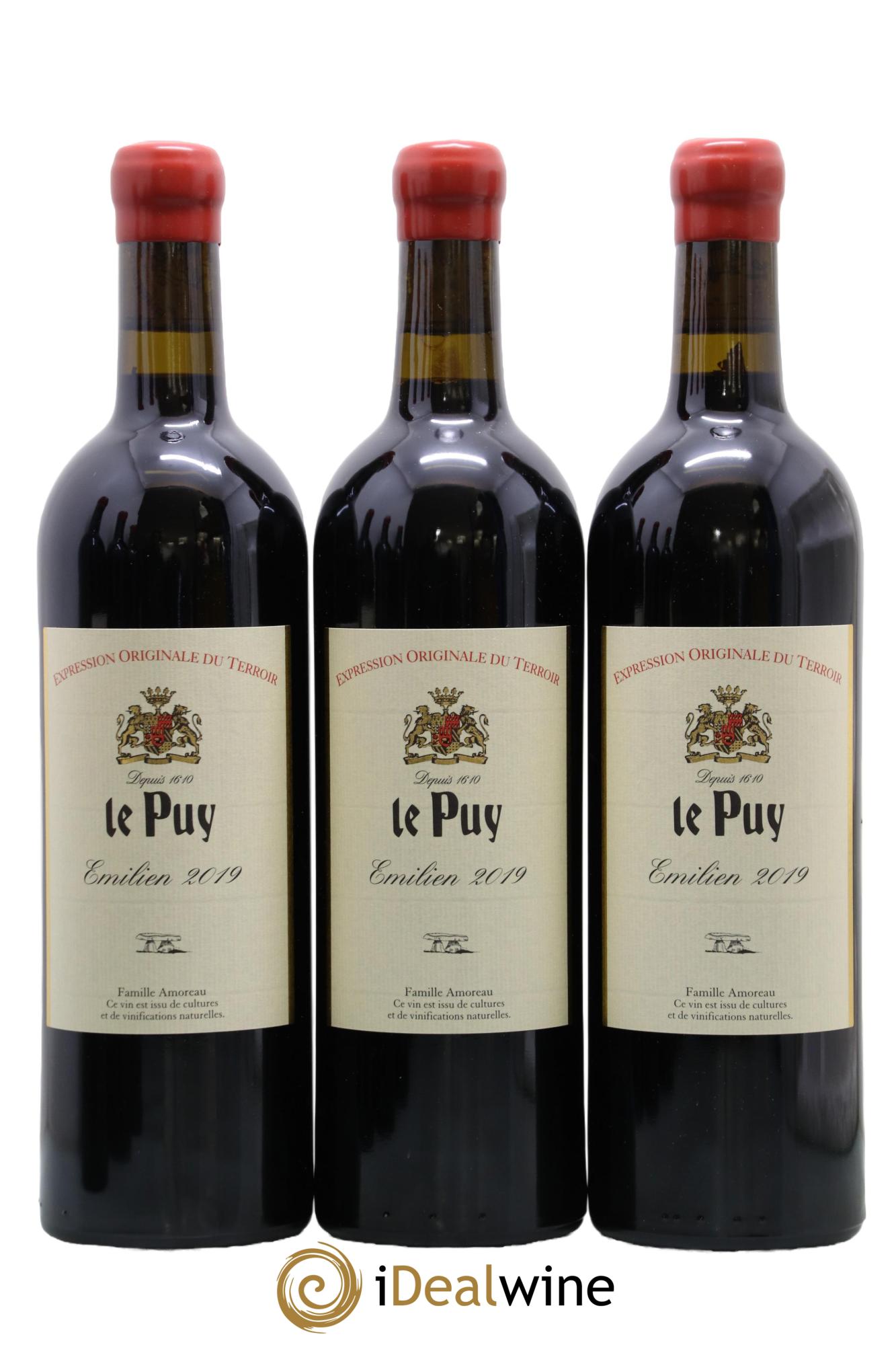 Le Puy - Cuvée Emilien 2019 - Lot of 3 bottles - 0