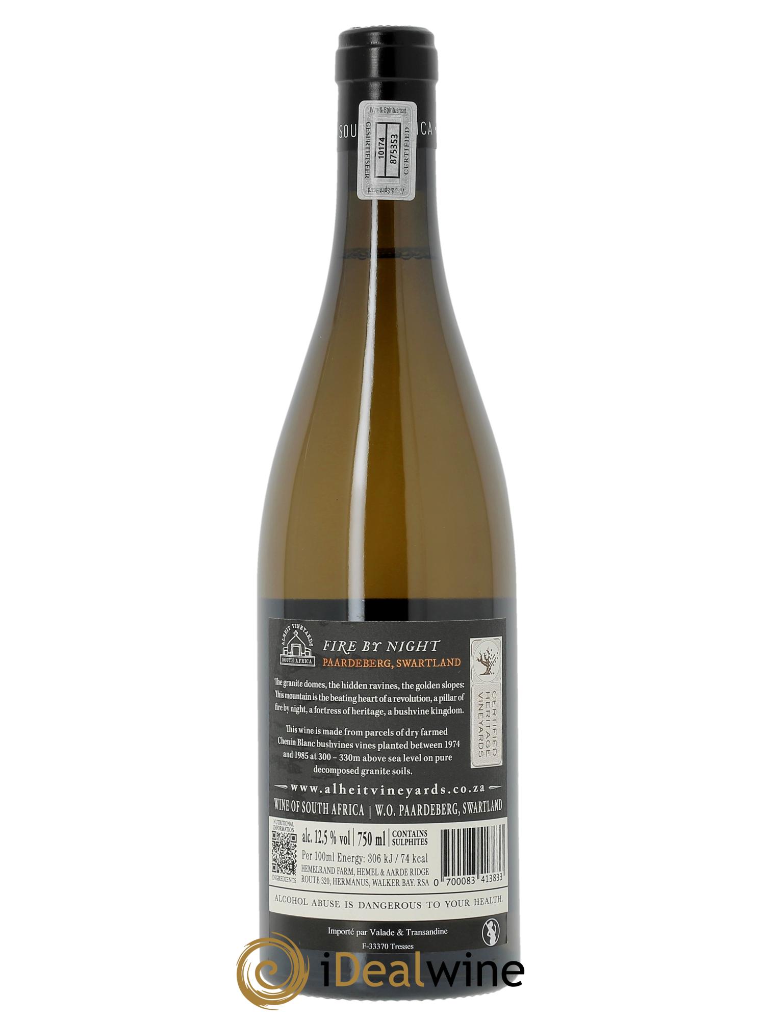 Western Cape Alheit Vineyards Fire by Night 2023 - Posten von 1 Flasche - 1