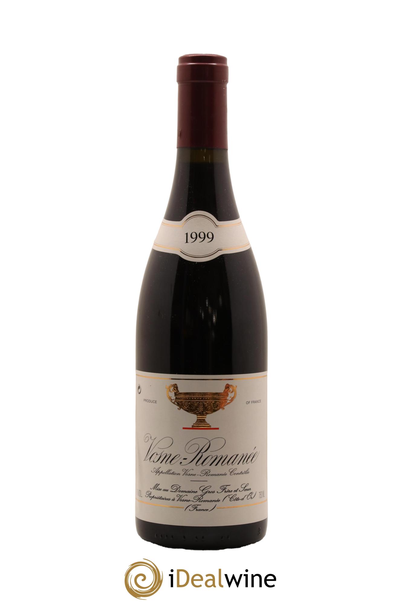 Vosne-Romanée Gros Frère & Soeur 1999 - Lot de 1 bouteille - 0