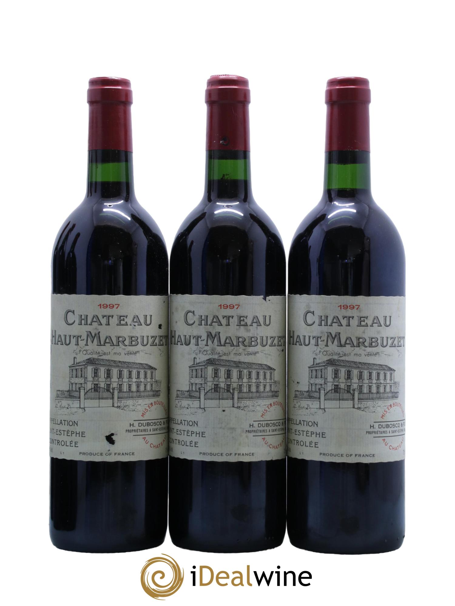 Château Haut Marbuzet  1997 - Lot de 12 bouteilles - 3