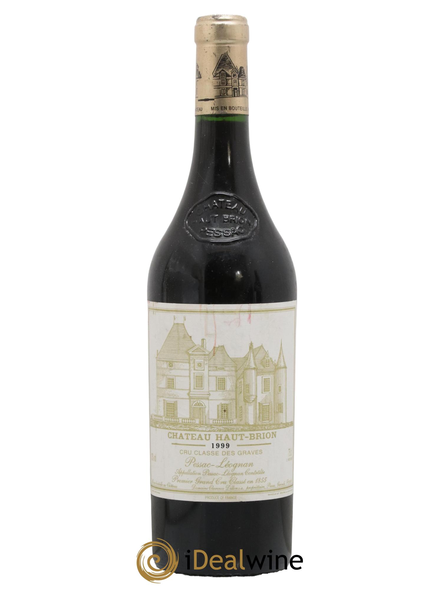 Château Haut Brion 1er Grand Cru Classé 1999 - Lot de 1 bouteille - 0