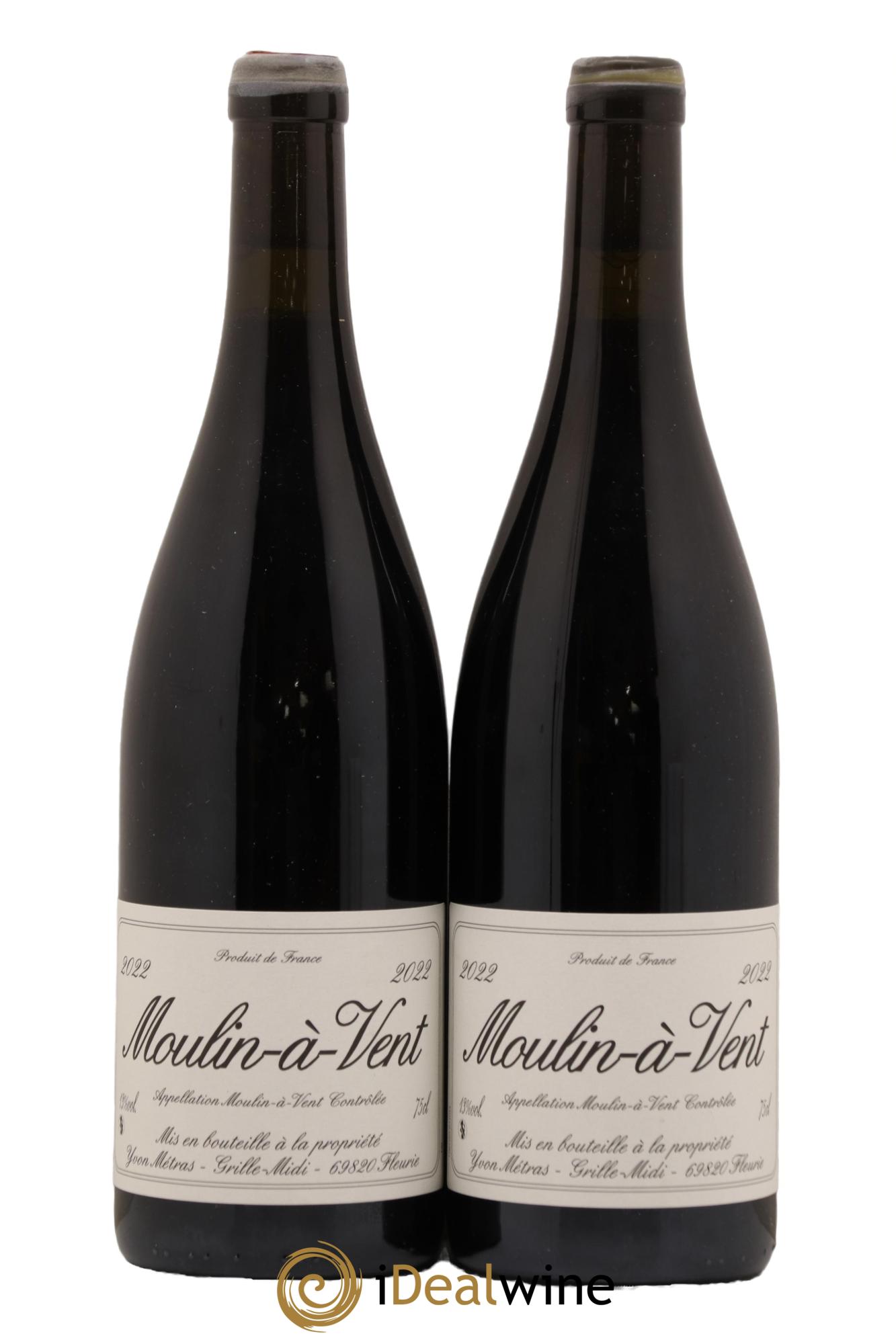 Moulin-à-Vent Yvon Métras 2022 - Lot de 2 bouteilles - 0