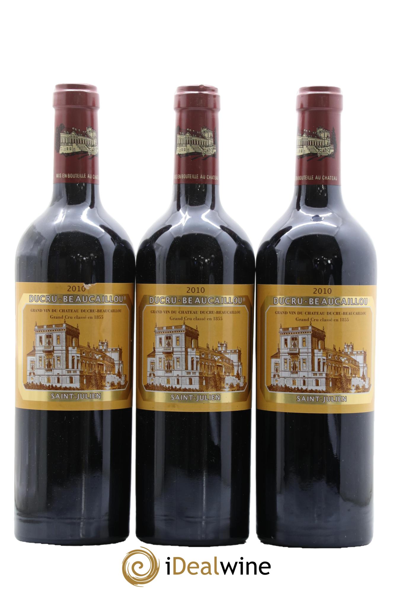 Château Ducru Beaucaillou 2ème Grand Cru Classé 2010 - Lot de 3 bouteilles - 0