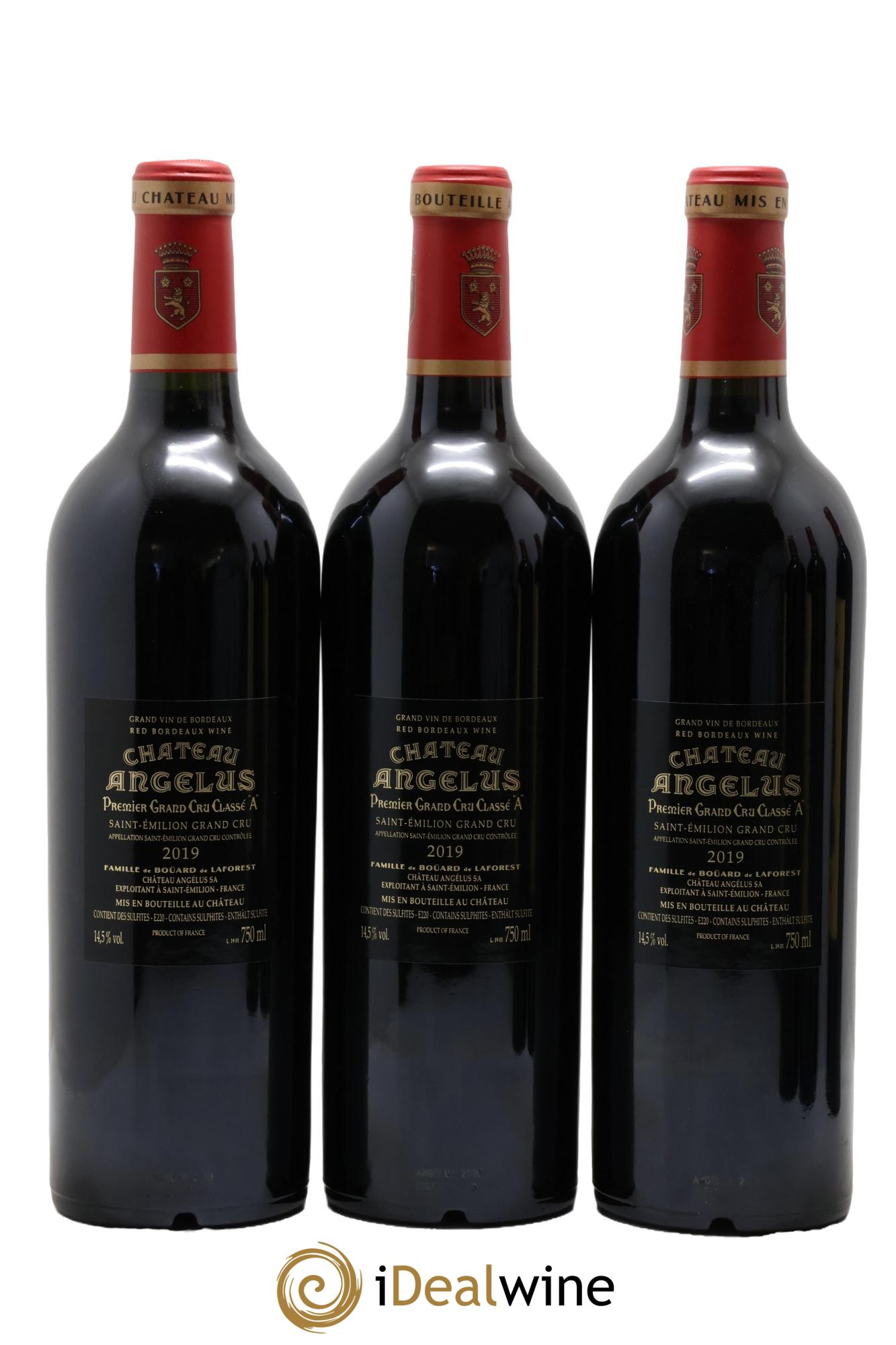 Château Angélus 1er Grand Cru Classé A 2019 - Lot de 6 bouteilles - 2