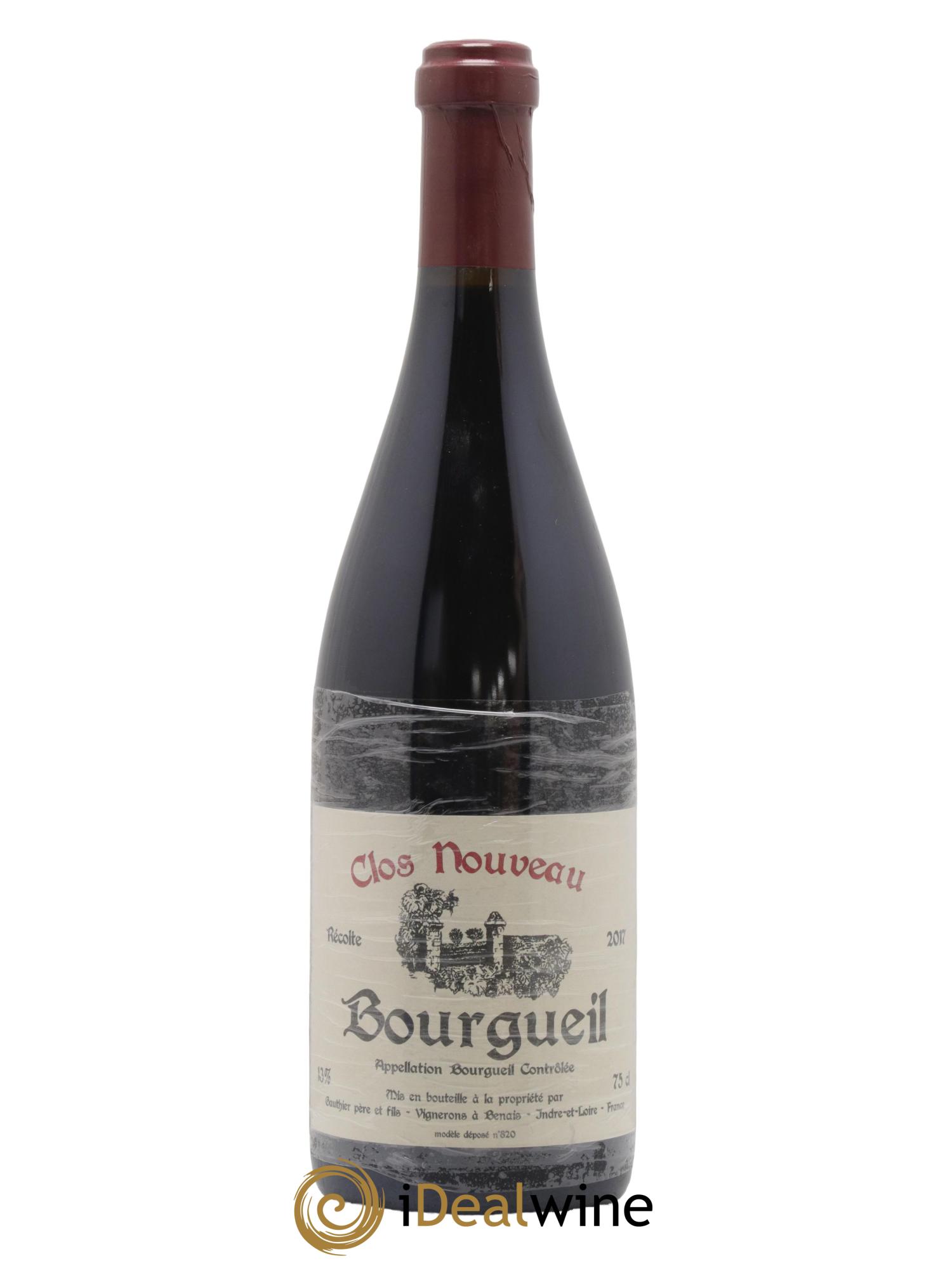 Bourgueil Clos Nouveau Domaine du Bel Air 2017 - Lot de 1 bouteille - 0