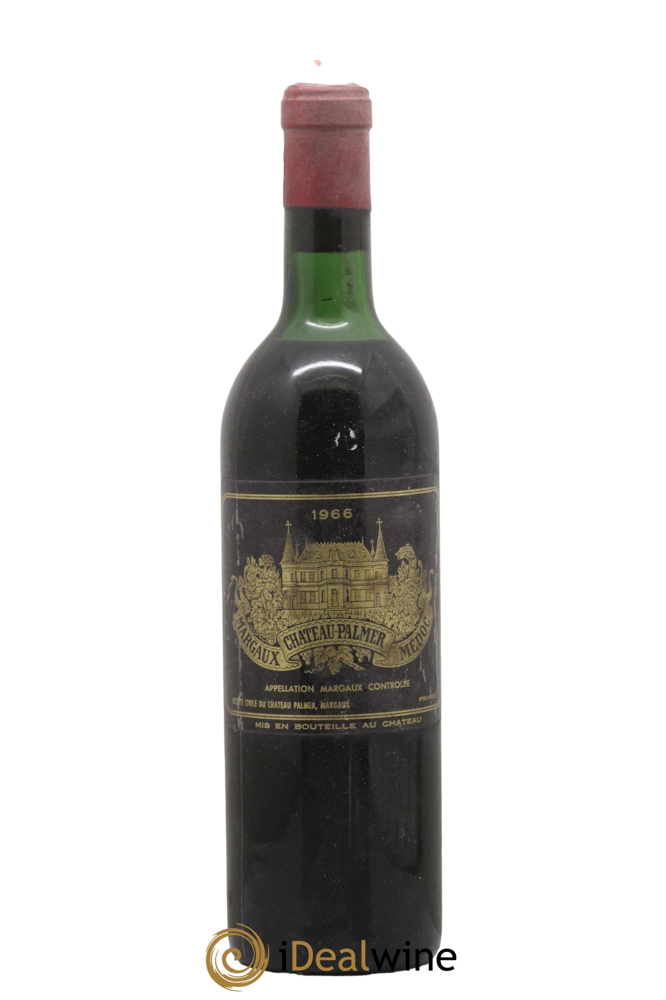 Château Palmer 3ème Grand Cru Classé 1966 - Posten von 1 Flasche - 0