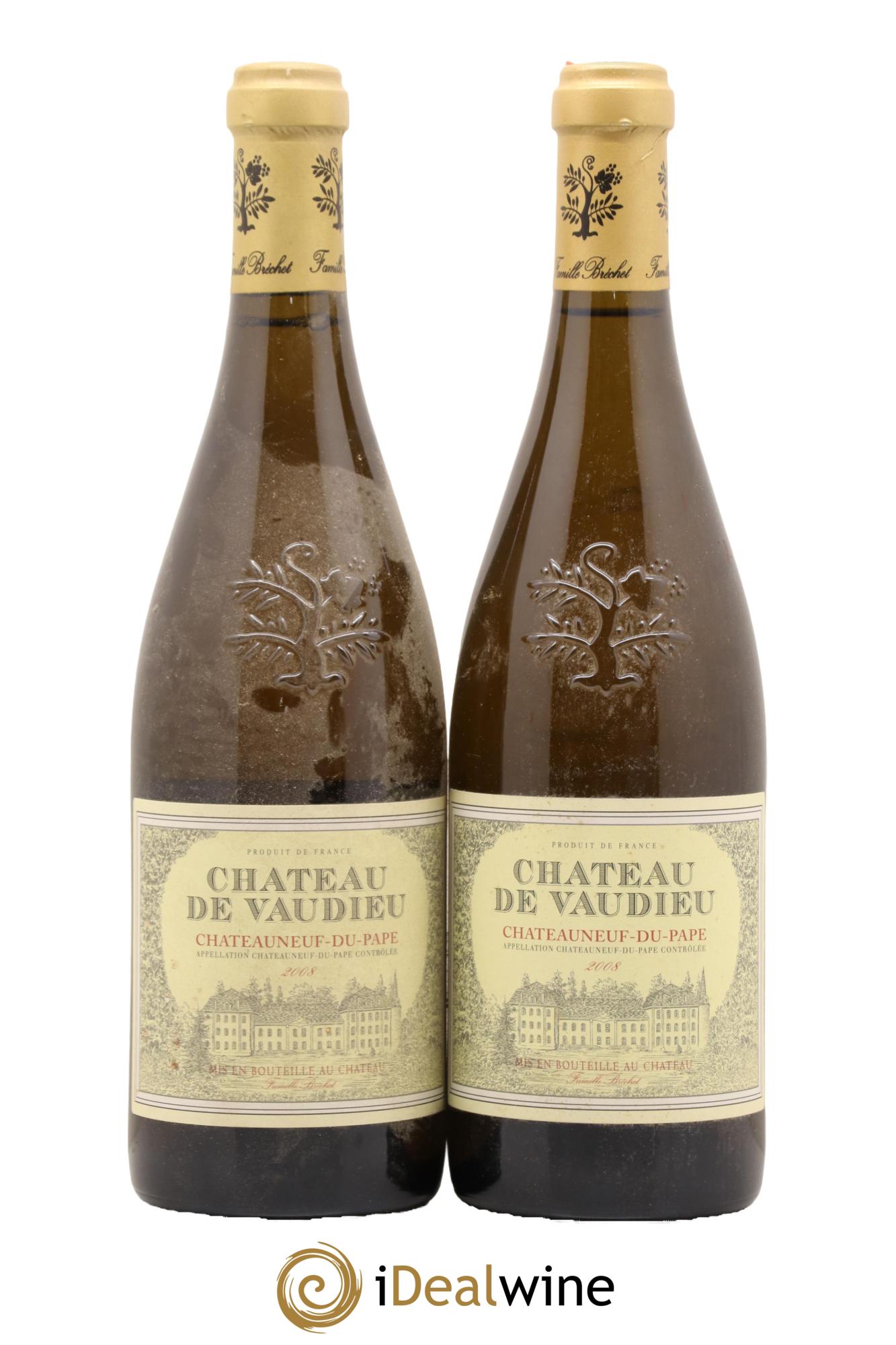 Châteauneuf-du-Pape Chateau de Vaudieu 2008 - Lot de 2 bouteilles - 0