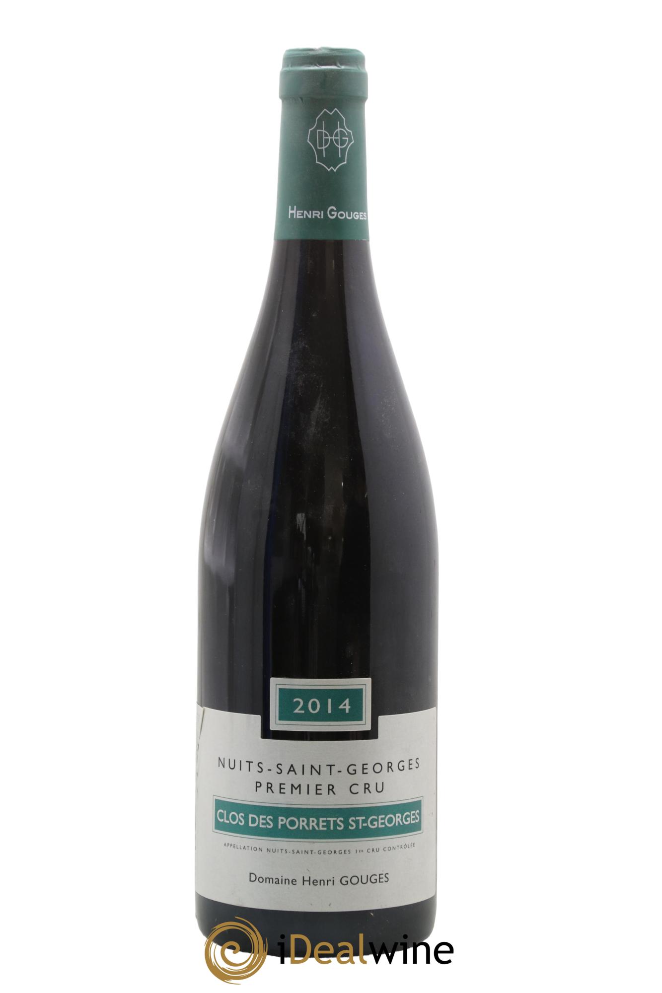 Nuits-Saint-Georges 1er Cru Clos des Porrets St Georges Henri Gouges 2014 - Lot de 1 bouteille - 0