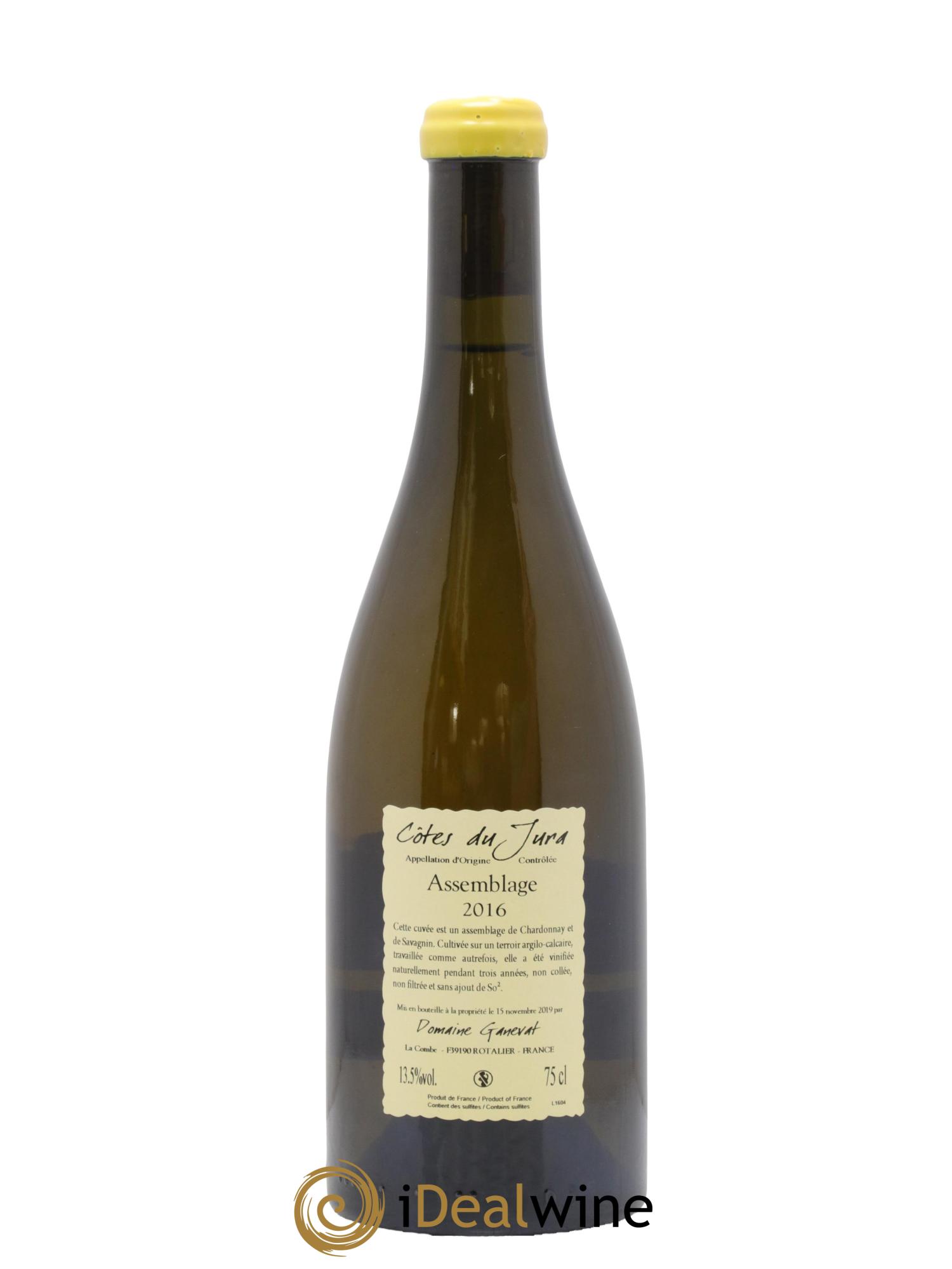 Côtes du Jura Cuvée Orégane Jean-François Ganevat (Domaine) 2016 - Lot de 1 bouteille - 1