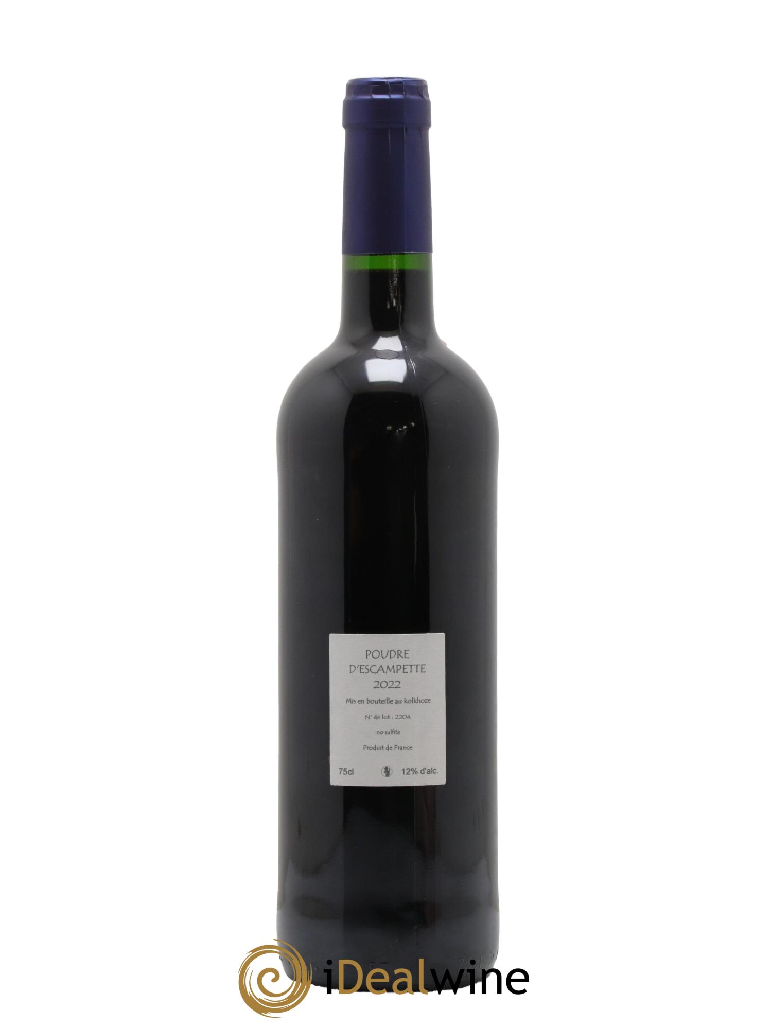 Vin de France Poudre d'Escampette Les Vins du Cabanon - Alain Castex 2022 - Lot de 1 bouteille - 1