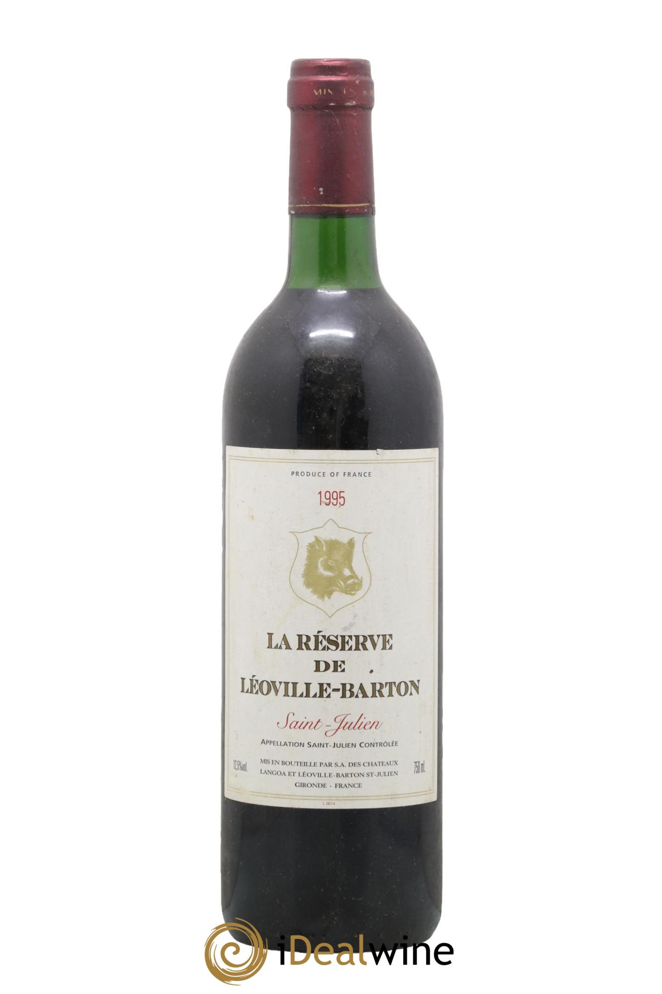 La Réserve de Léoville Barton 1995 - Lot de 1 bouteille - 0