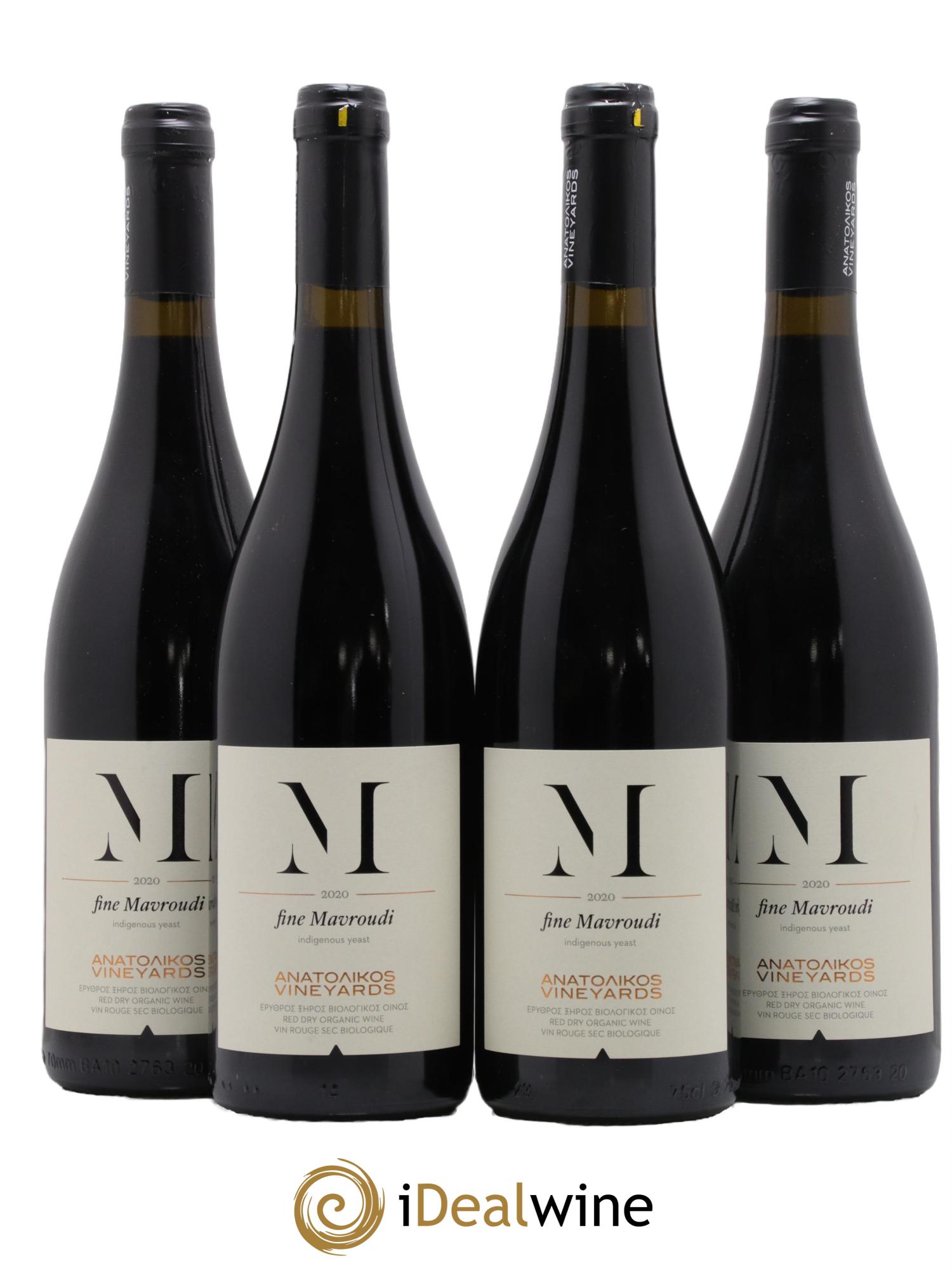 Vins Etrangers Grèce Anatolikos Vineyards Fine Mavroudi 2020 - Lot de 4 bouteilles - 0