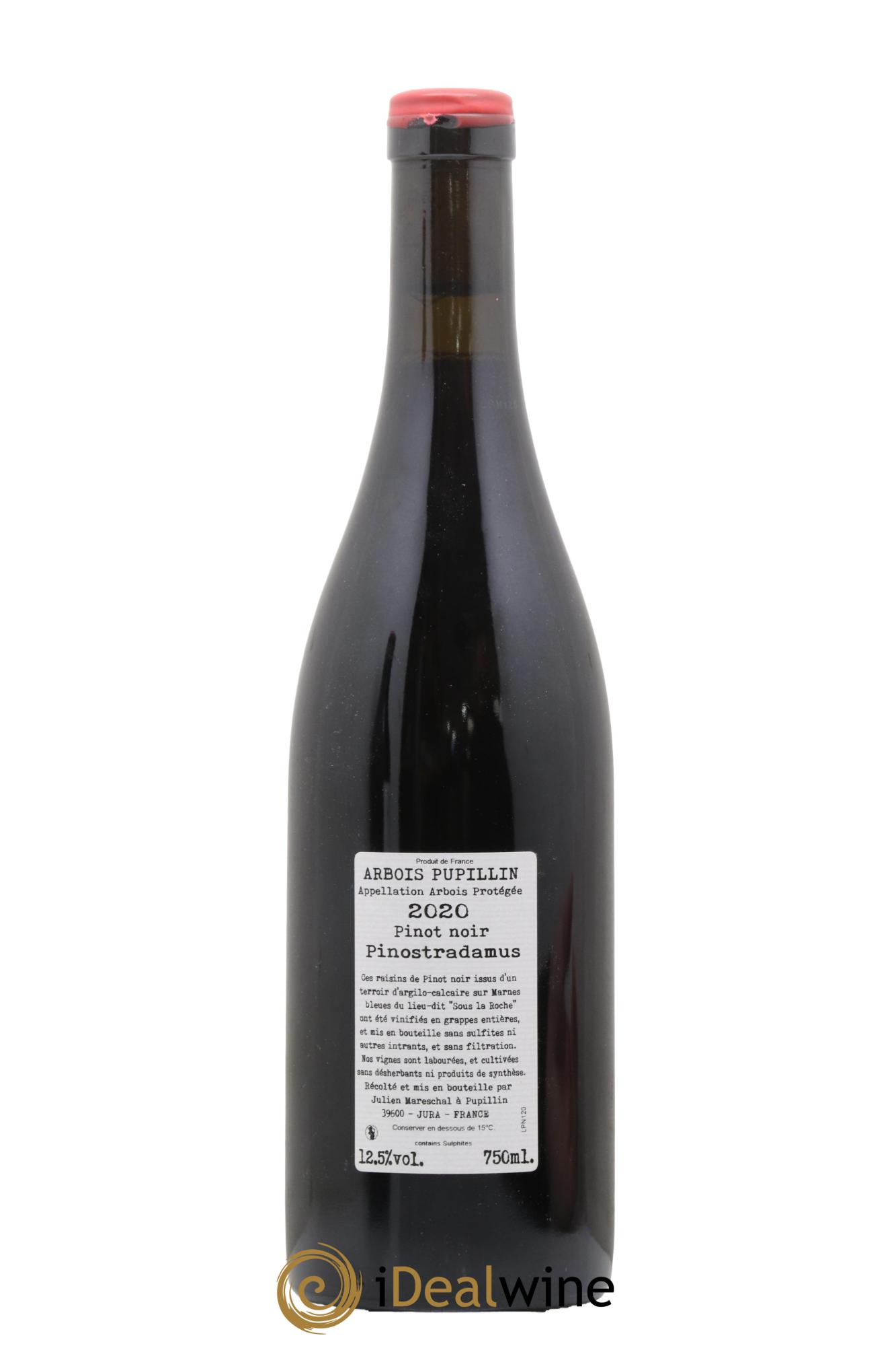 Arbois Pupillin Pinostradamus Domaine de la Borde 2020 - Lotto di 1 bottiglia - 1