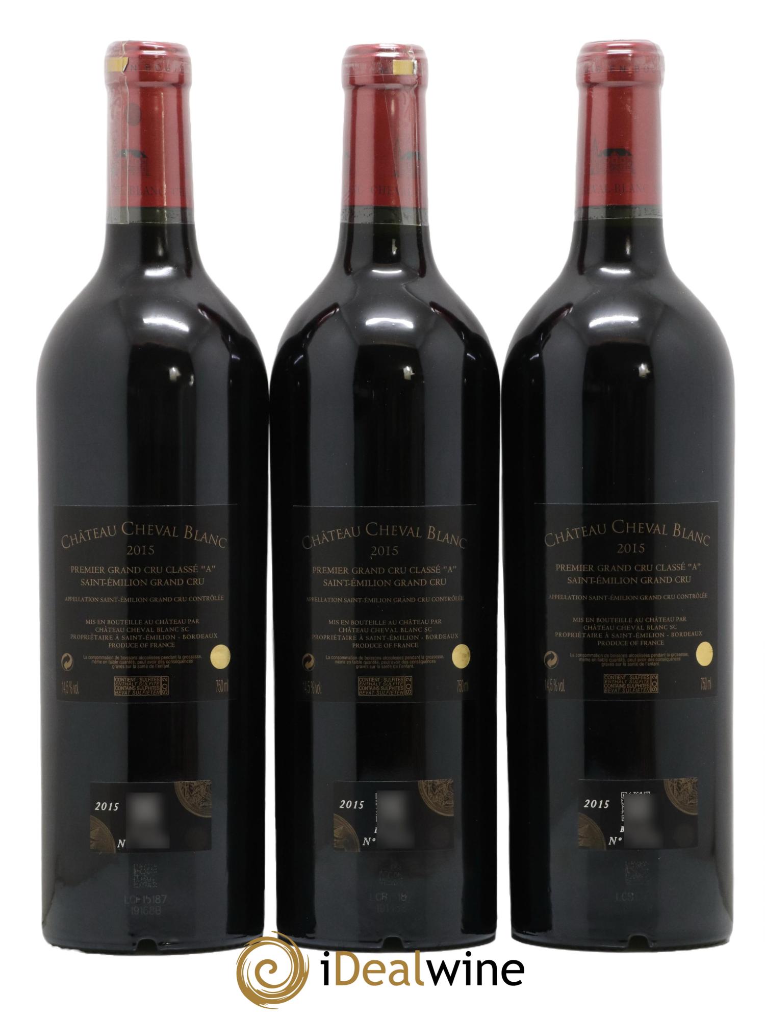 Château Cheval Blanc 1er Grand Cru Classé A 2015 - Lot de 6 bouteilles - 4