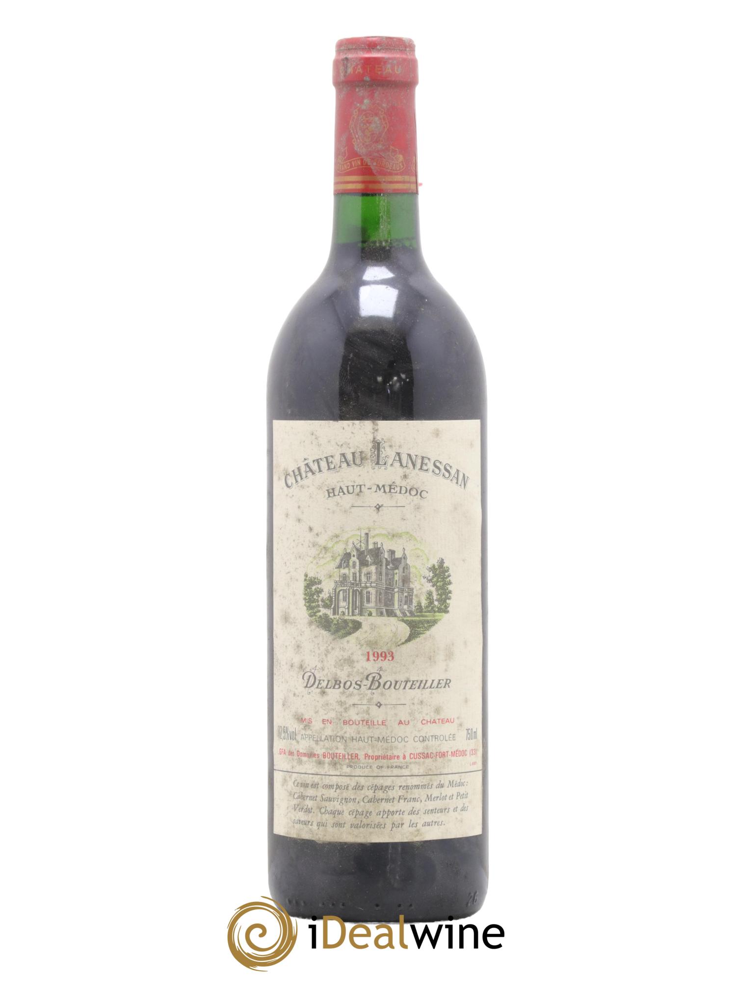 Château Lanessan Cru Bourgeois 1993 - Lot de 1 bouteille - 0