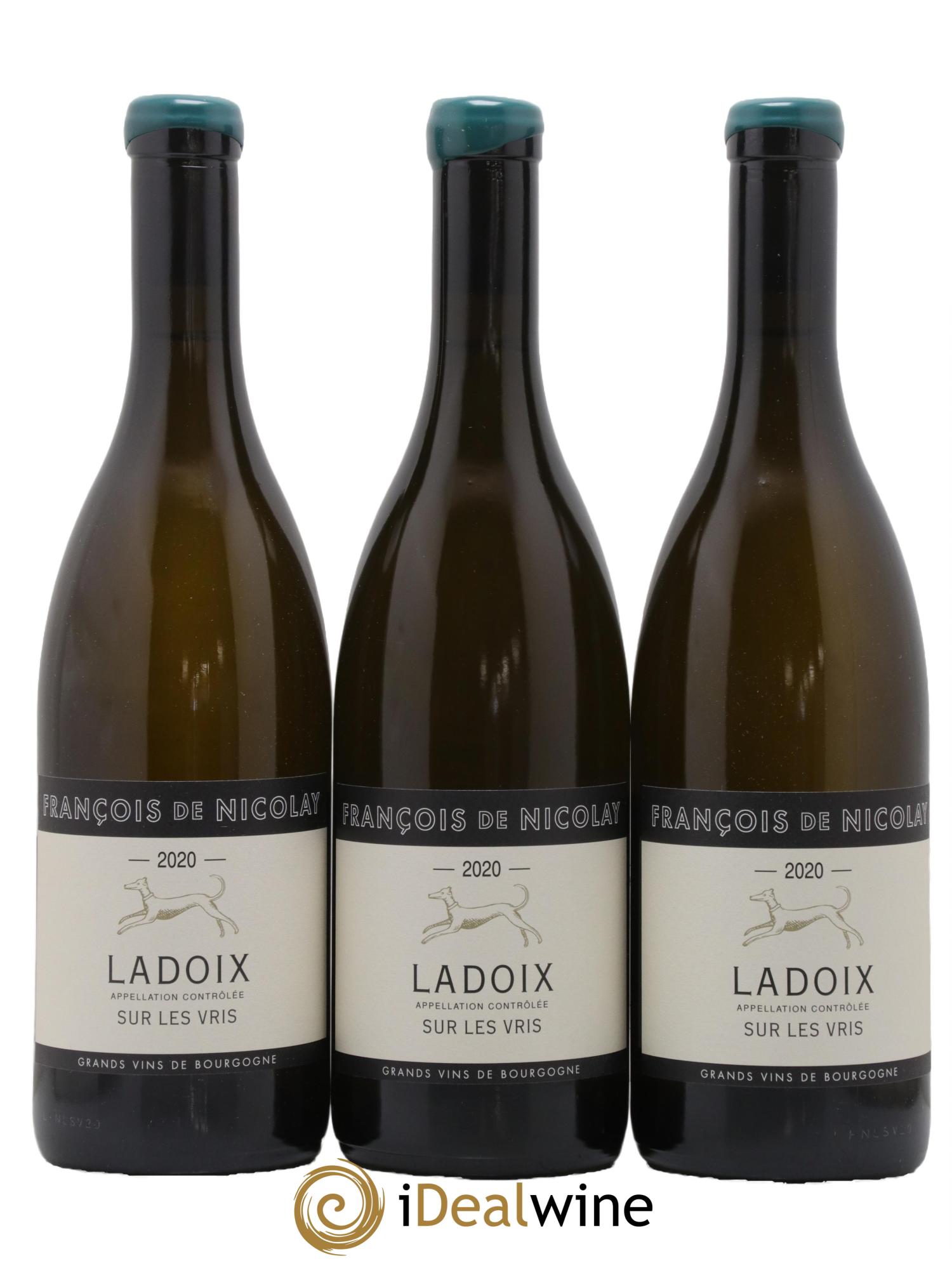 Ladoix Sur Les Vris Domaine Francois de Nicolay 2020 - Lot de 3 bouteilles - 0