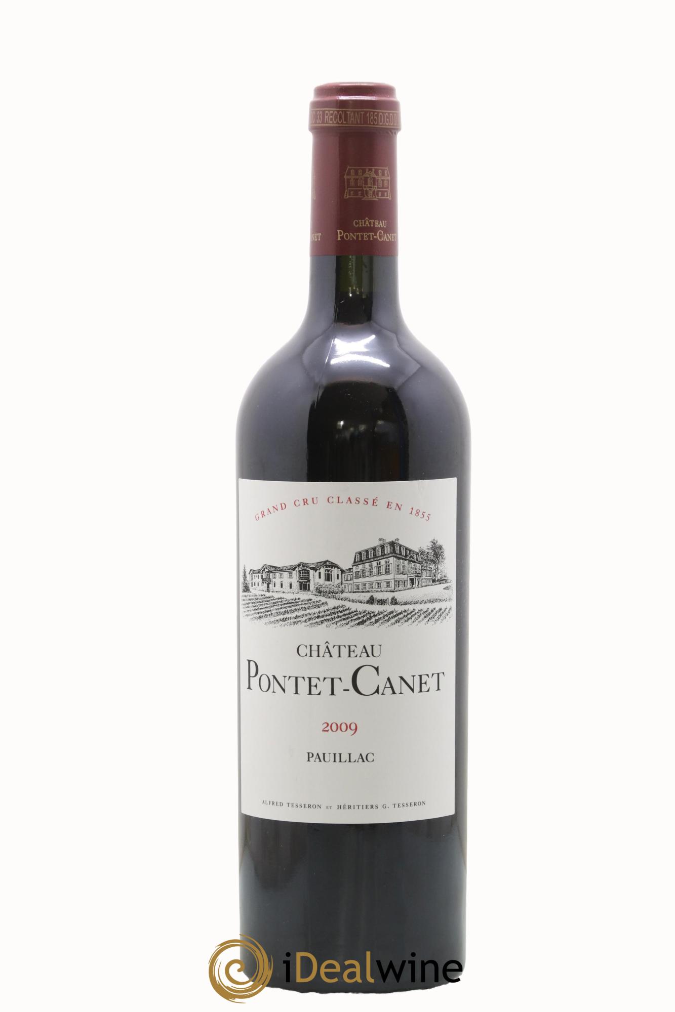 Château Pontet Canet 5ème Grand Cru Classé 2009 - Lot de 1 bouteille - 0
