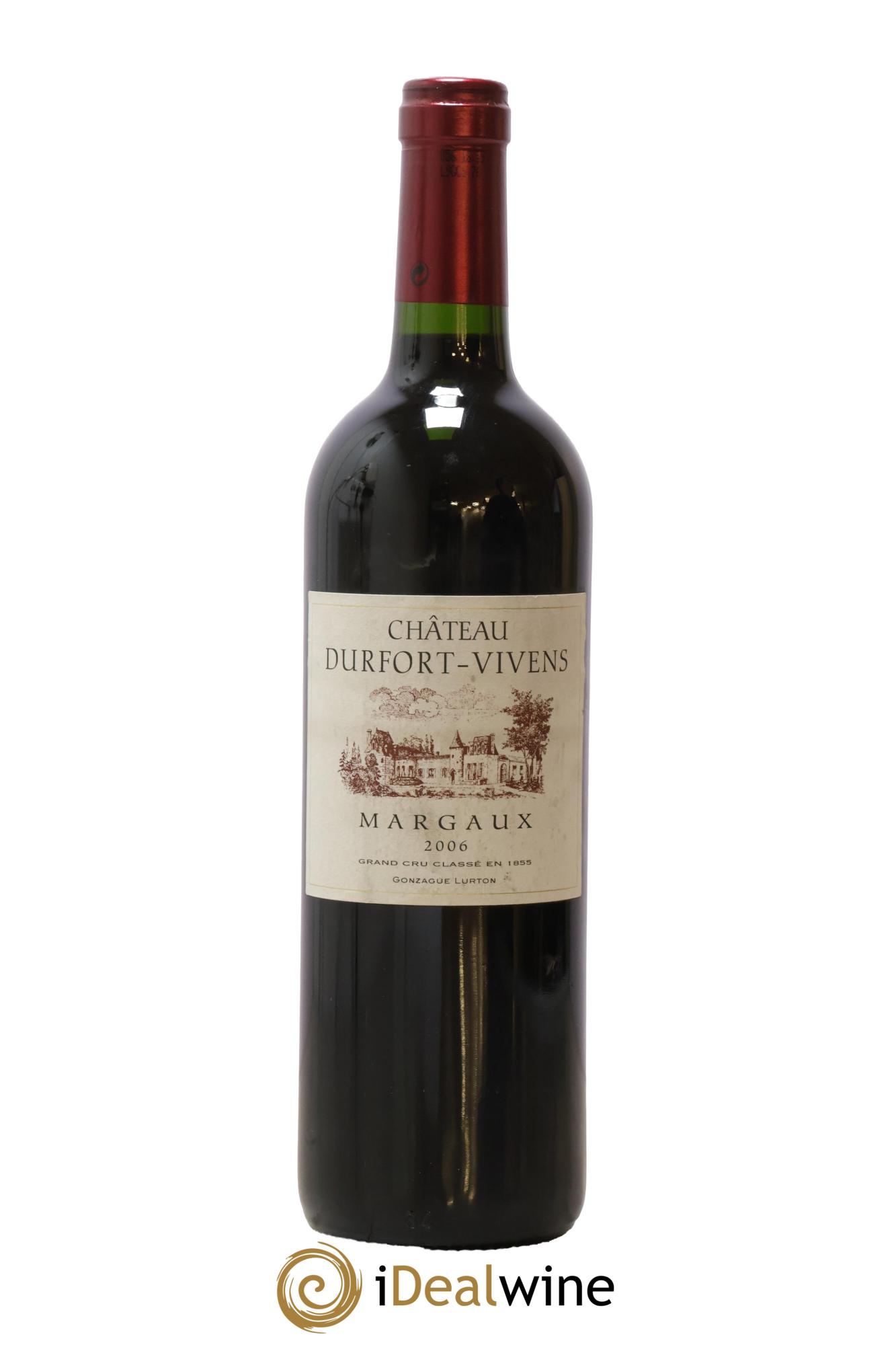 Château Durfort Vivens 2ème Grand Cru Classé 2006 - Lot de 1 bouteille - 0