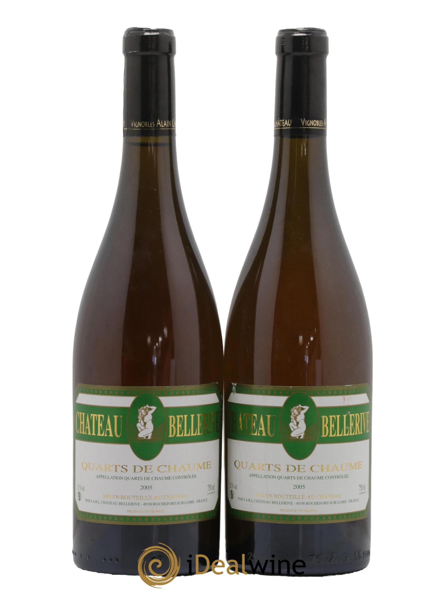 Quarts de Chaume Chateau Bellerive 2005 - Lot de 2 bouteilles - 0