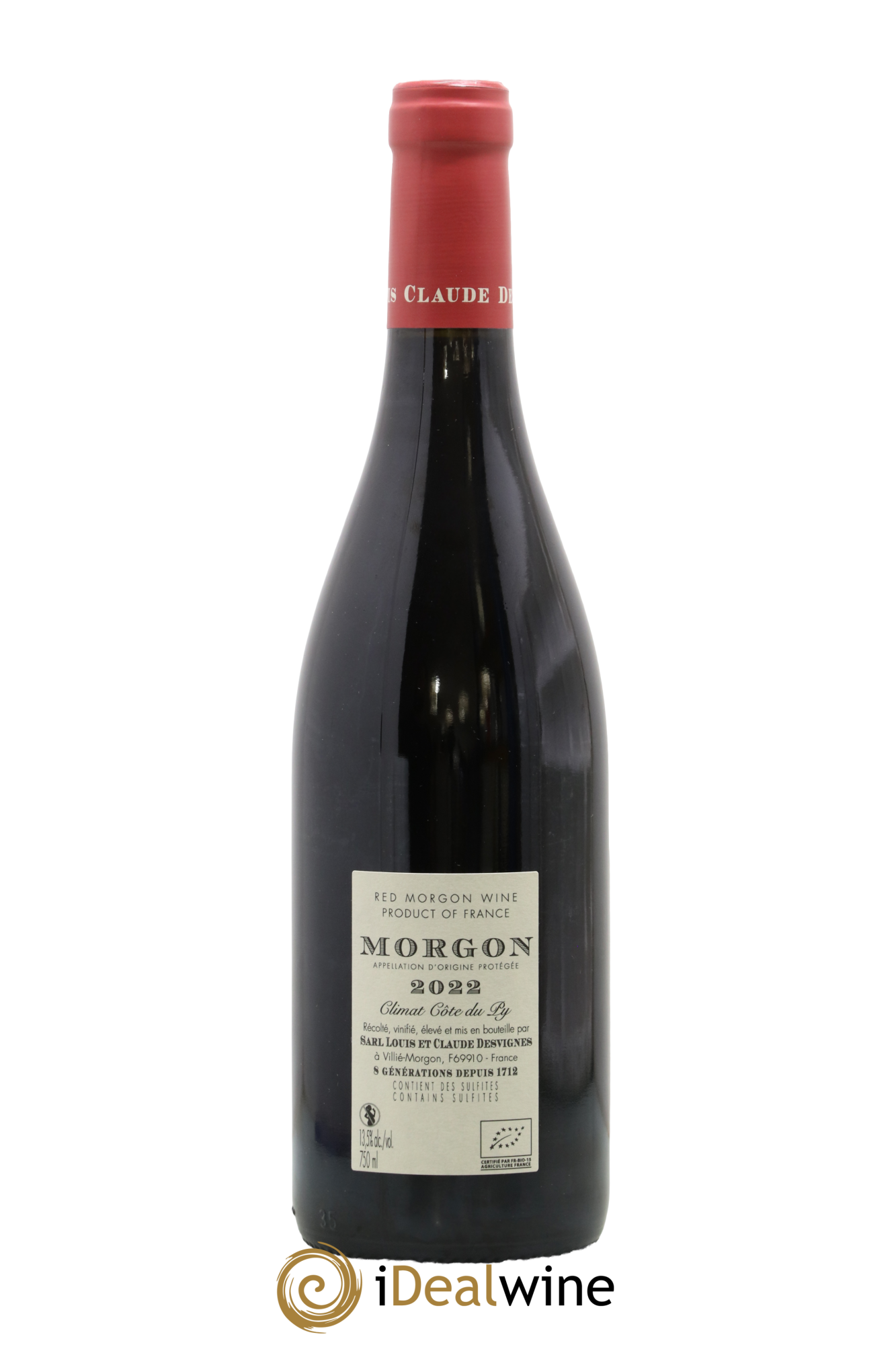 Morgon Côte de Py Javernières Louis-Claude Desvignes 2022 - Posten von 1 Flasche - 1