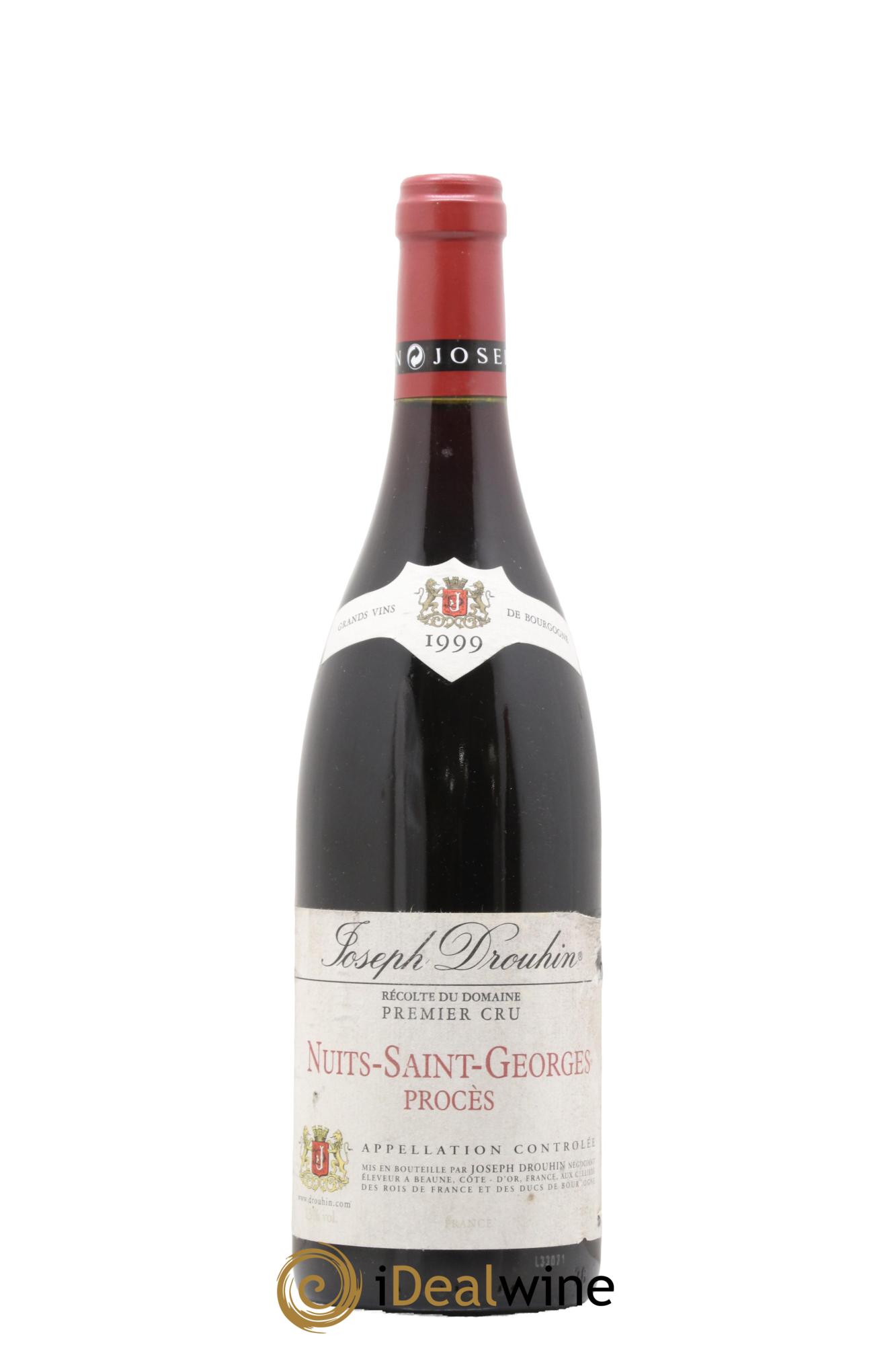 Nuits-Saint-Georges 1er Cru Les Proces Joseph Drouhin 1999 - Lot de 1 bouteille - 0