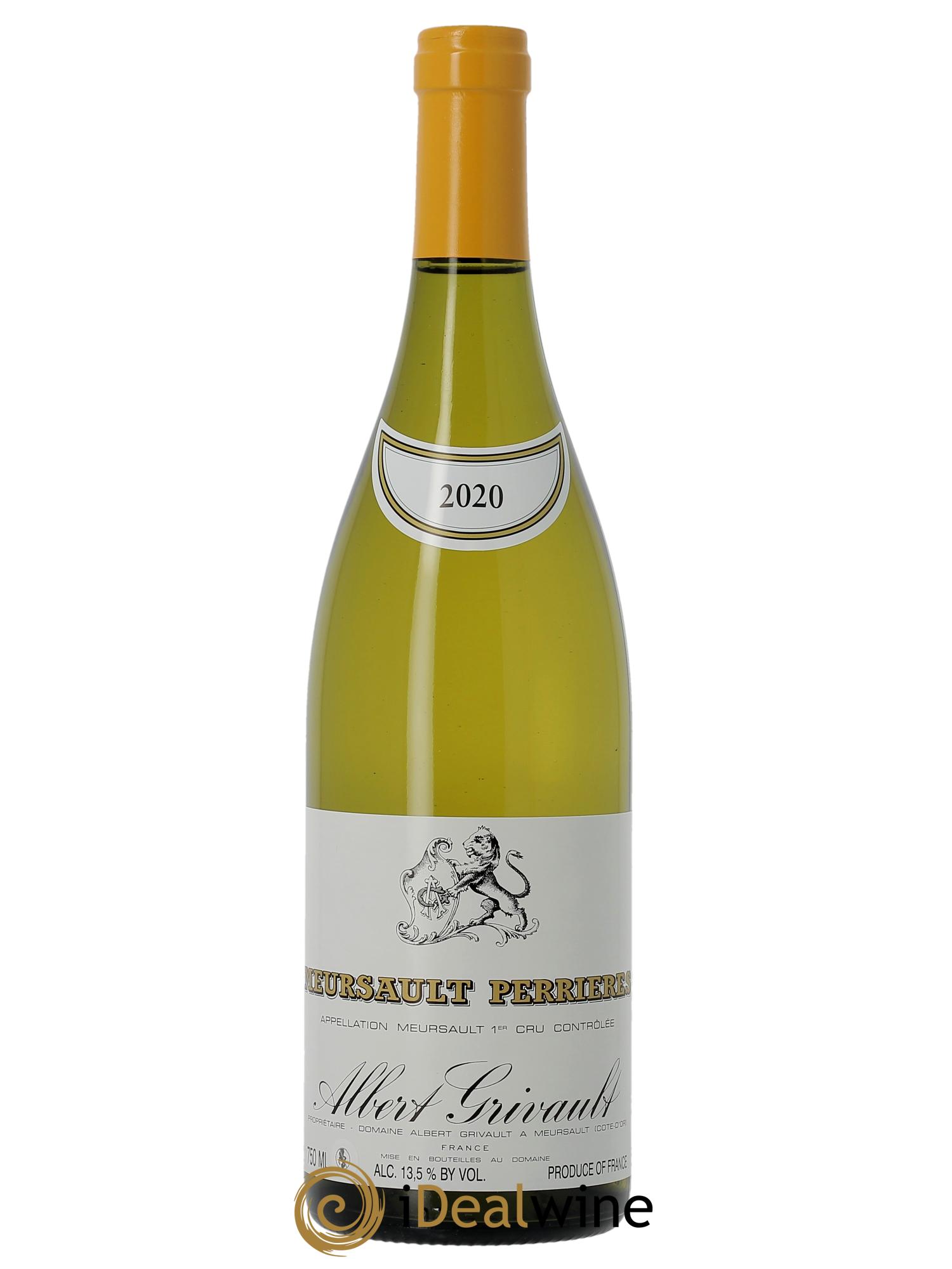 Meursault 1er Cru Perrières Albert Grivault 2020 - Lot de 1 bouteille - 0