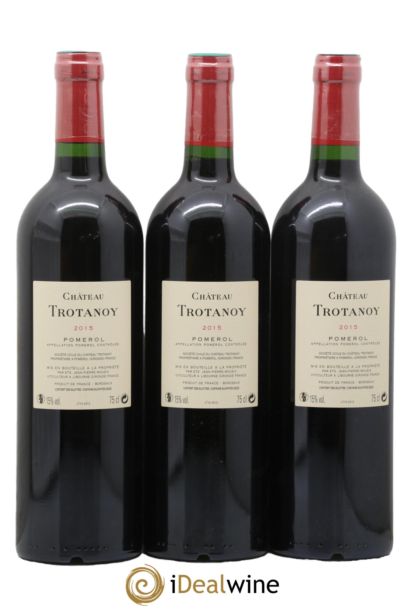 Château Trotanoy 2015 - Lot of 6 bottles - 4