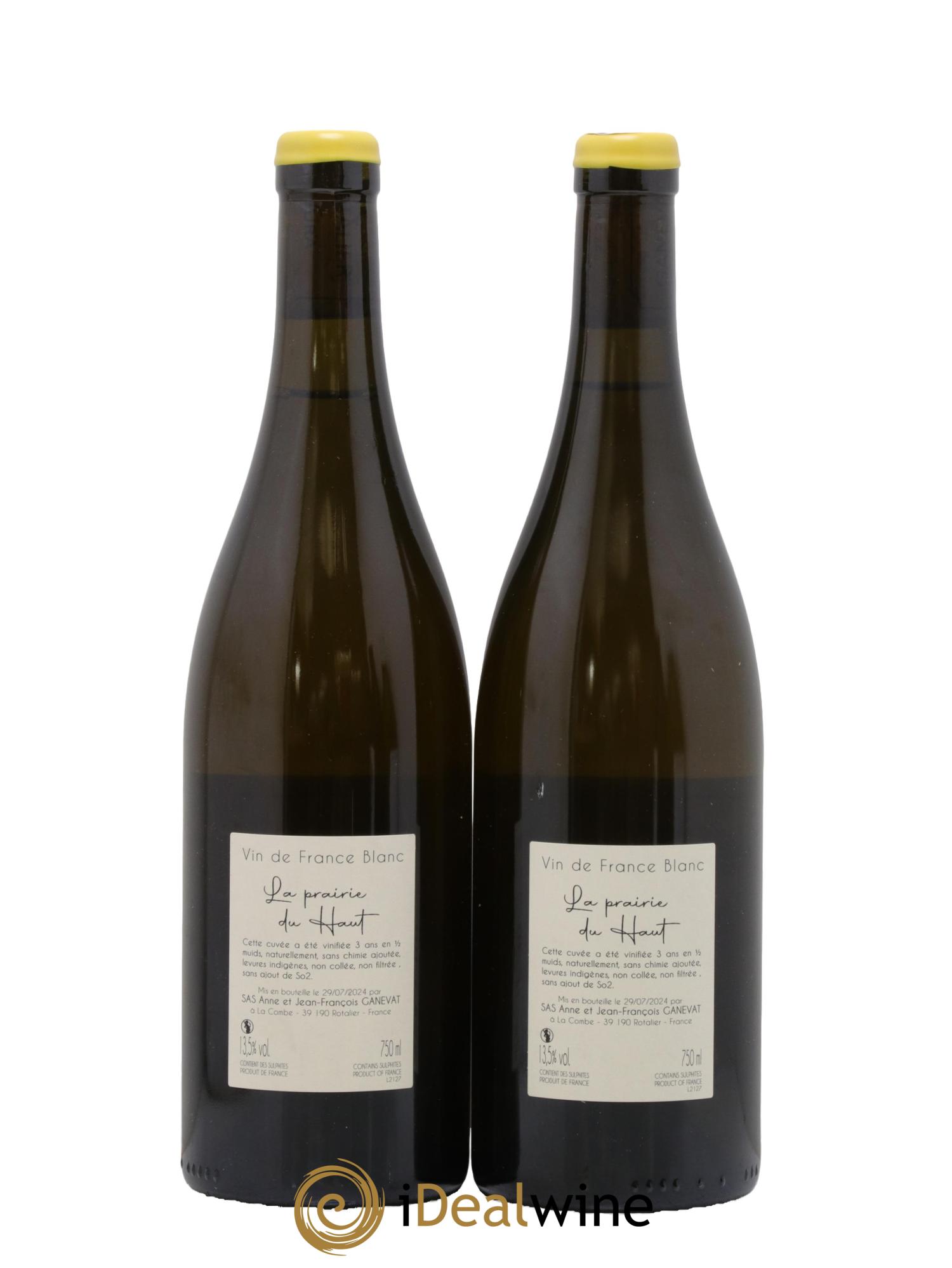 Vin de France La Praire du Haut Domaine Jean-François Ganevat 2021 - Lot of 2 bottles - 1