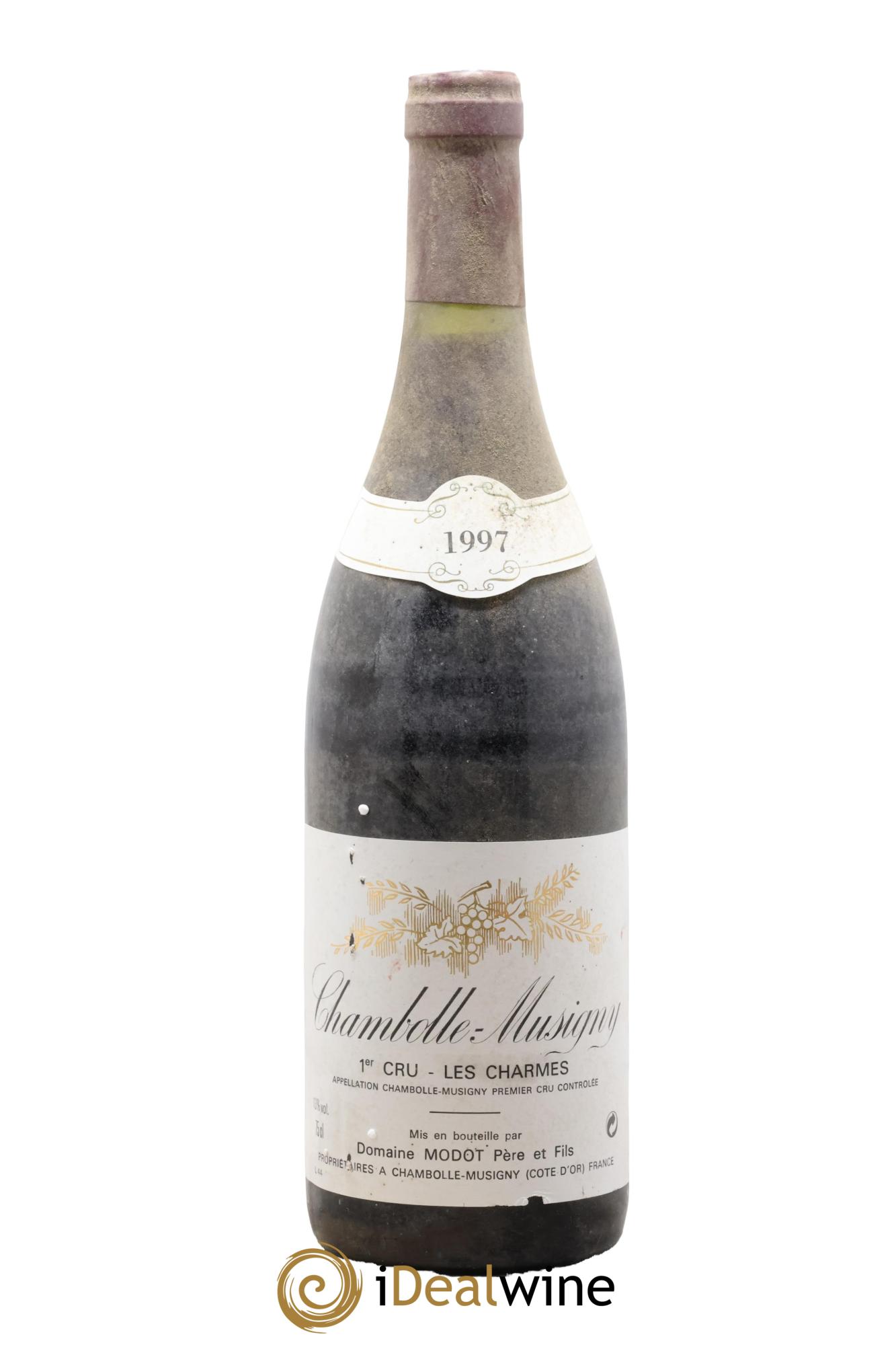 Chambolle-Musigny 1er Cru Les Charmes Domaine Modot père et fils 1997 - Lote de 1 botella - 0