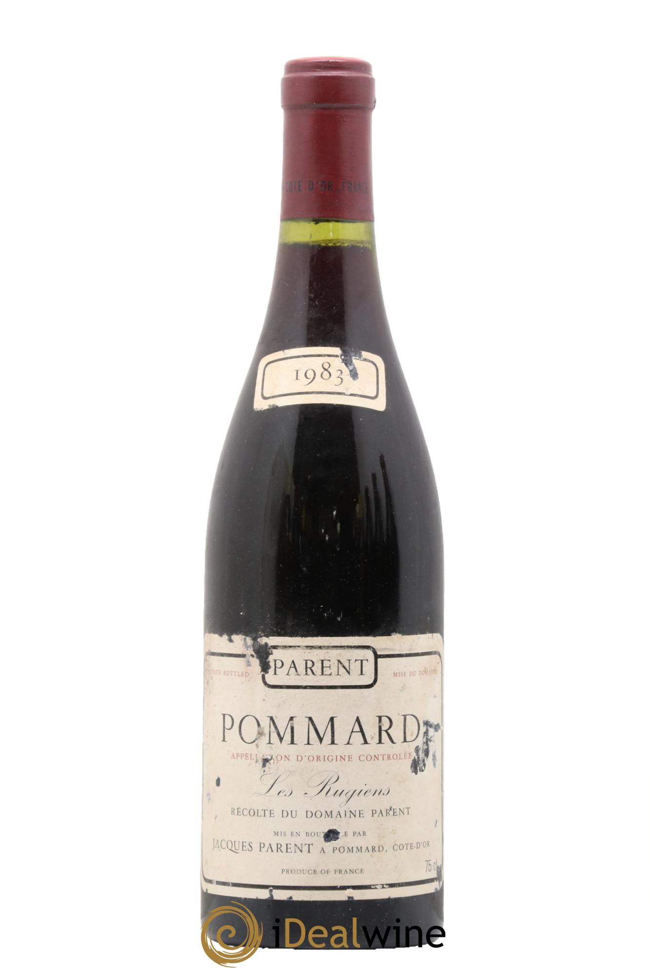 Pommard 1er Cru Les Rugiens Parent (Domaine) Les Rugiens Jacques Parent 1983 - Lot de 1 bouteille - 0