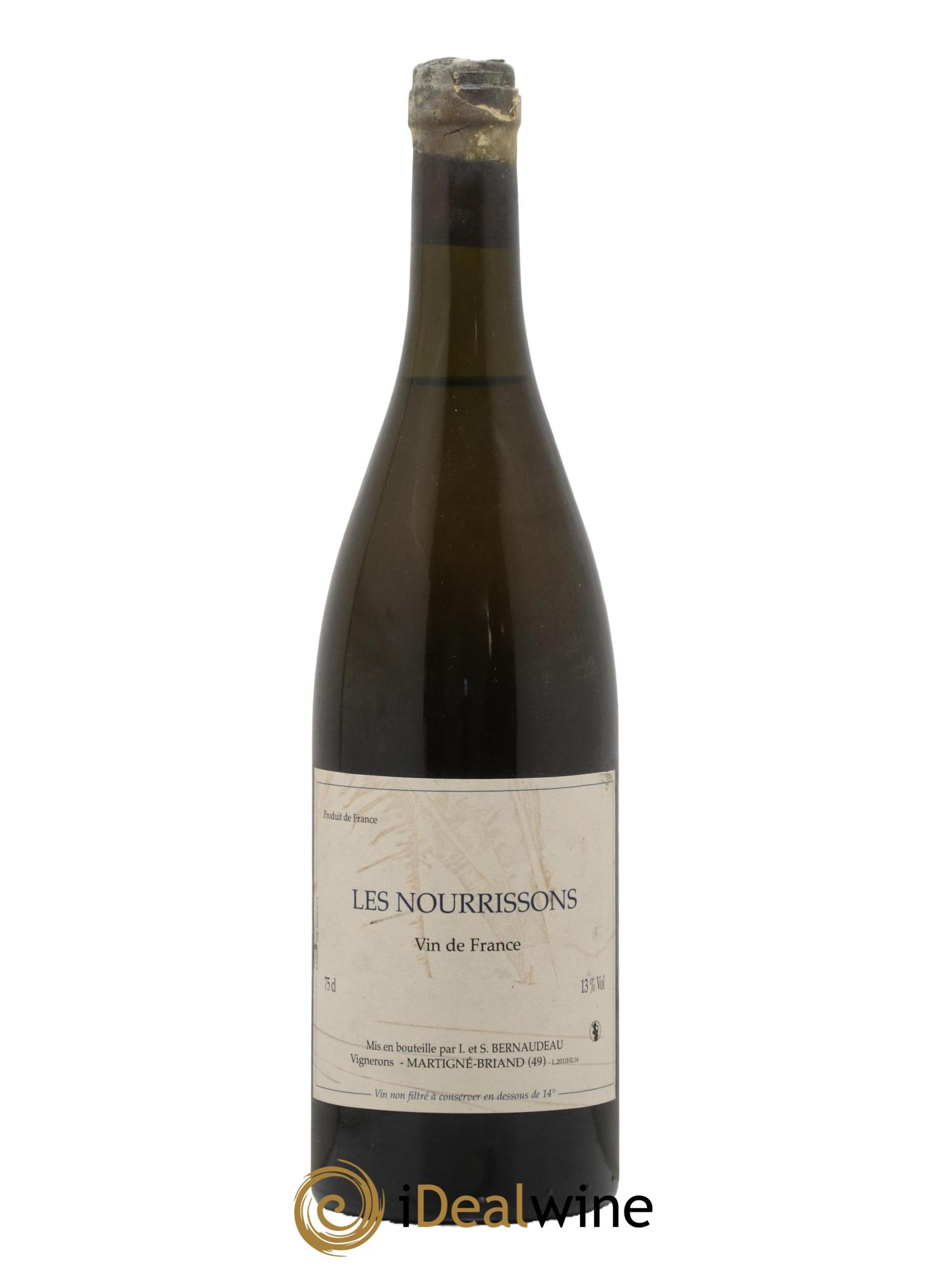 Vin de France Les Nourrissons Stéphane Bernaudeau 2011 - Lot de 1 bouteille - 0