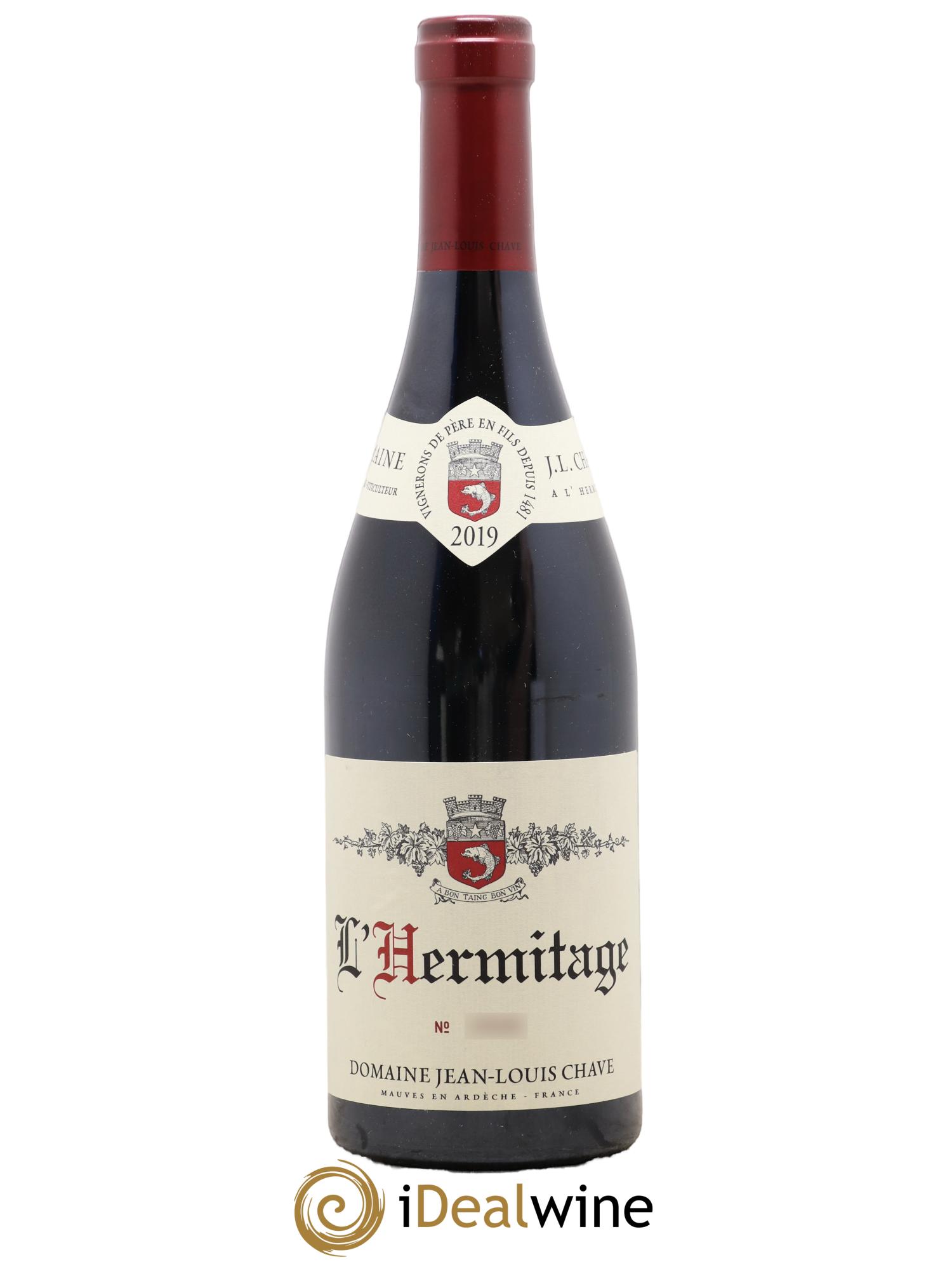 Hermitage Jean-Louis Chave 2019 - Lot de 1 bouteille - 0