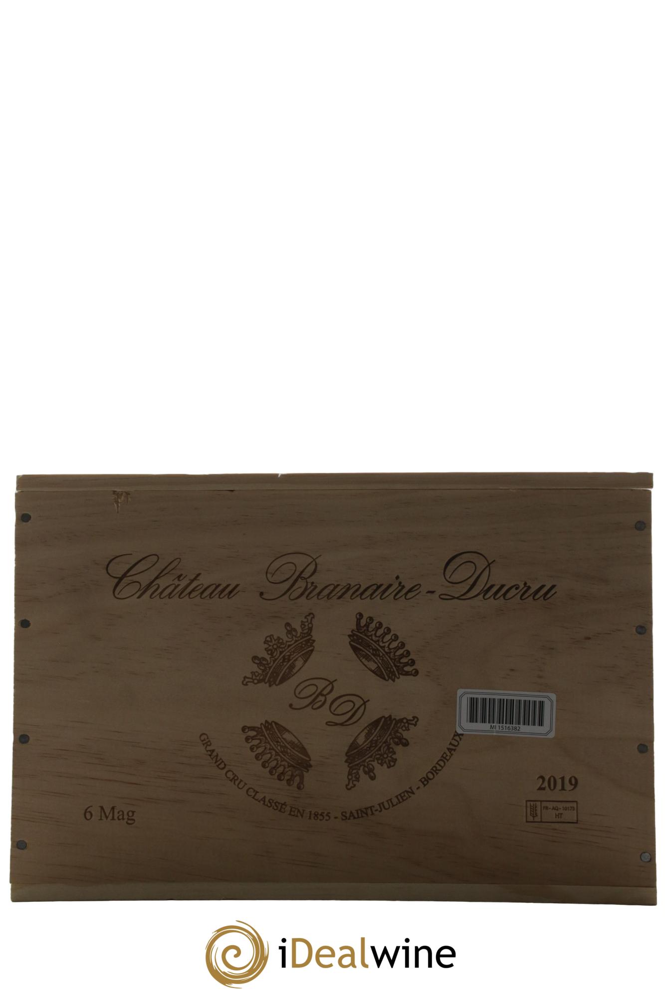 Château Branaire Ducru 4ème Grand Cru Classé 2019 - Lotto di 6 magnum - 3
