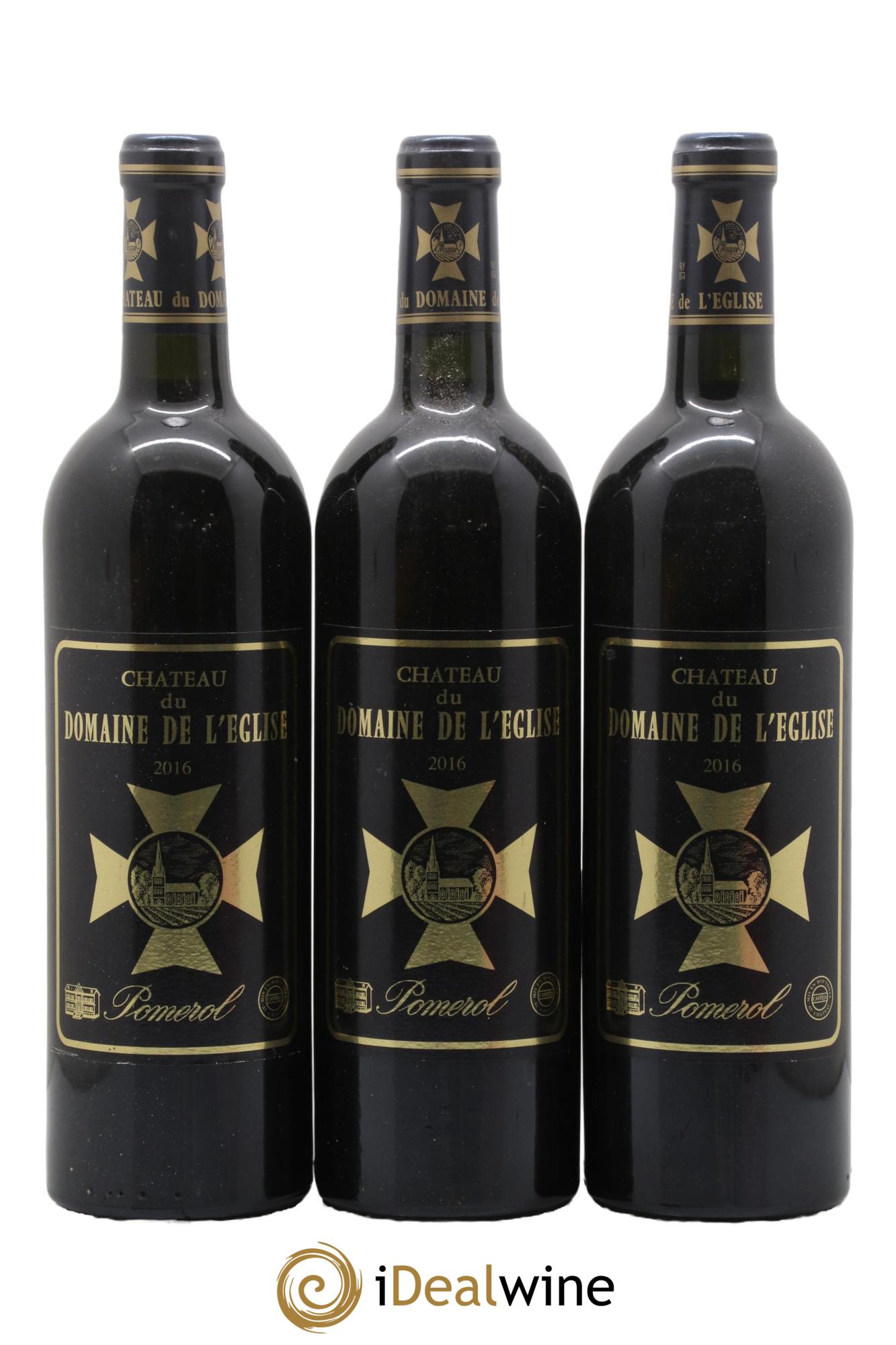 Château du Domaine de l'Église 2016 - Lot de 3 bouteilles - 0