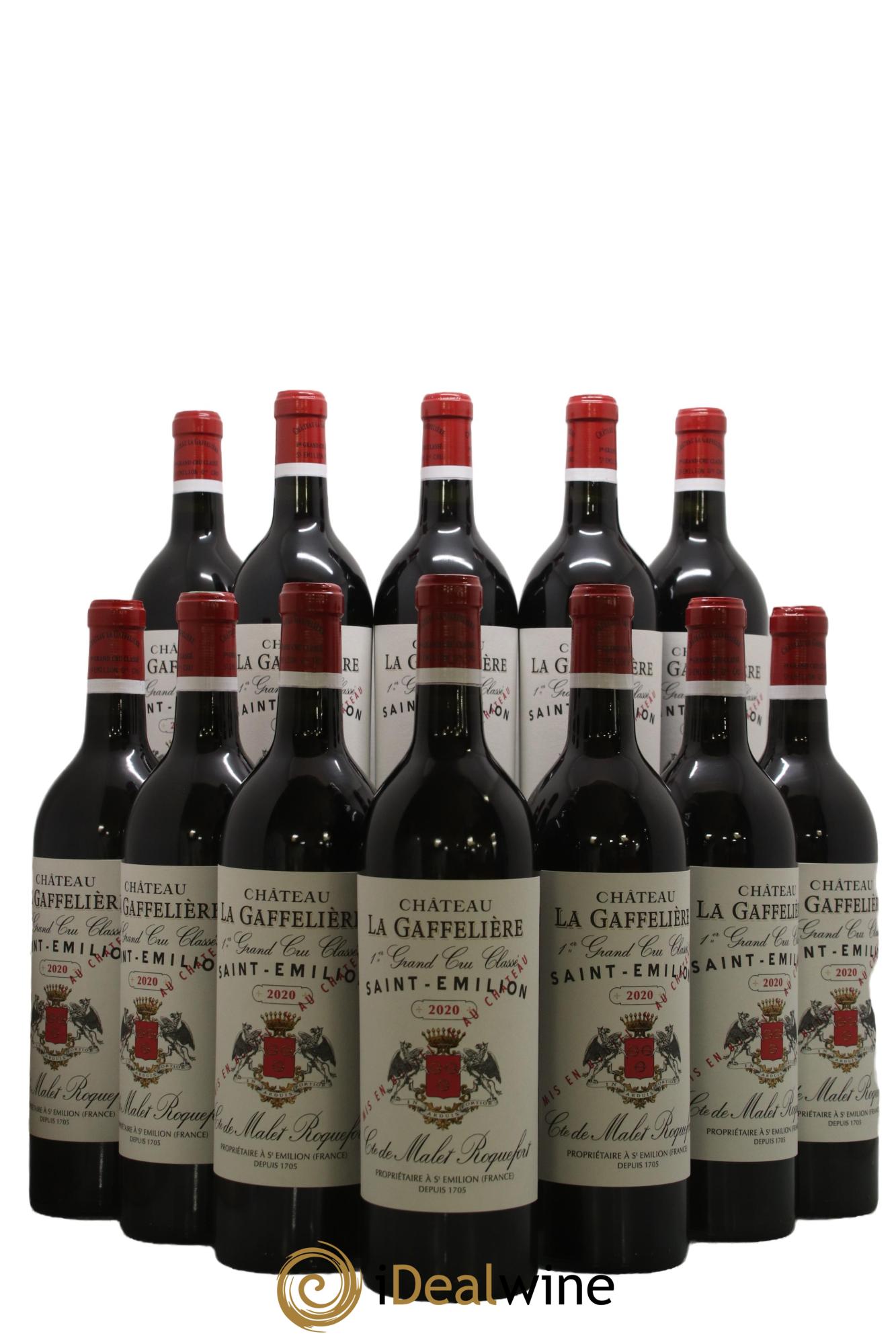 Château la Gaffelière 1er Grand Cru Classé B 2020 - Lot de 12 bouteilles - 0