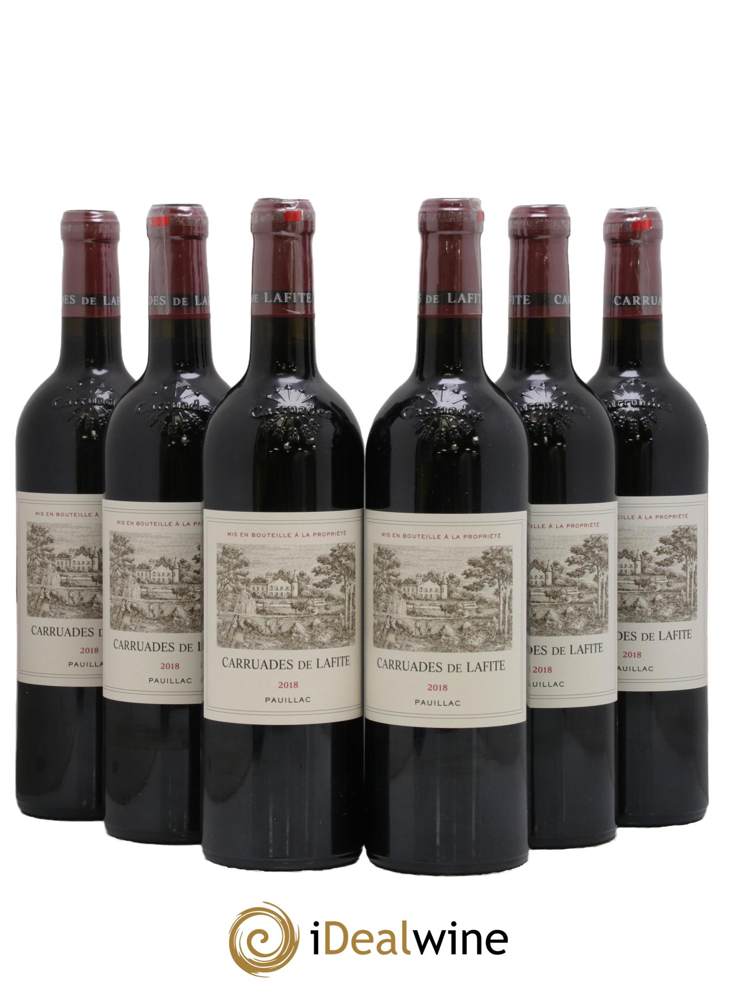 Carruades de Lafite Rothschild Second Vin  2018 - Lot de 6 bouteilles - 0