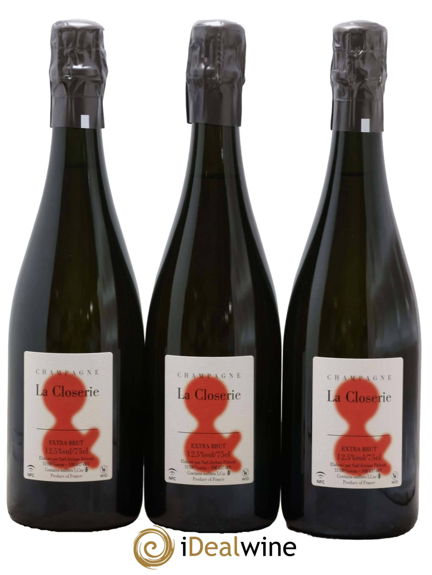 La Closerie Jérôme Prévost - Lot of 3 bottles - 0