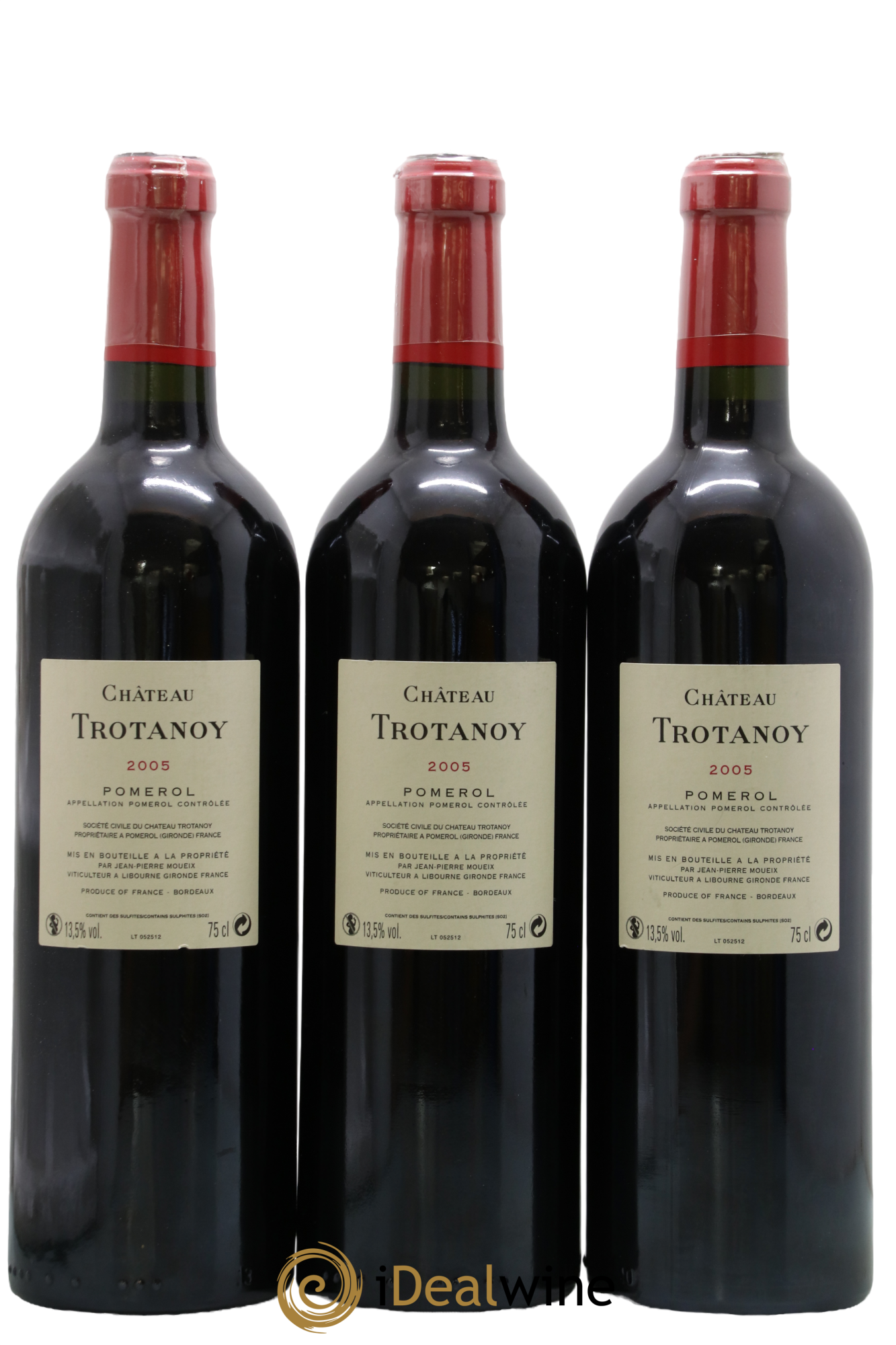 Château Trotanoy 2005 - Lot de 3 bouteilles - 1
